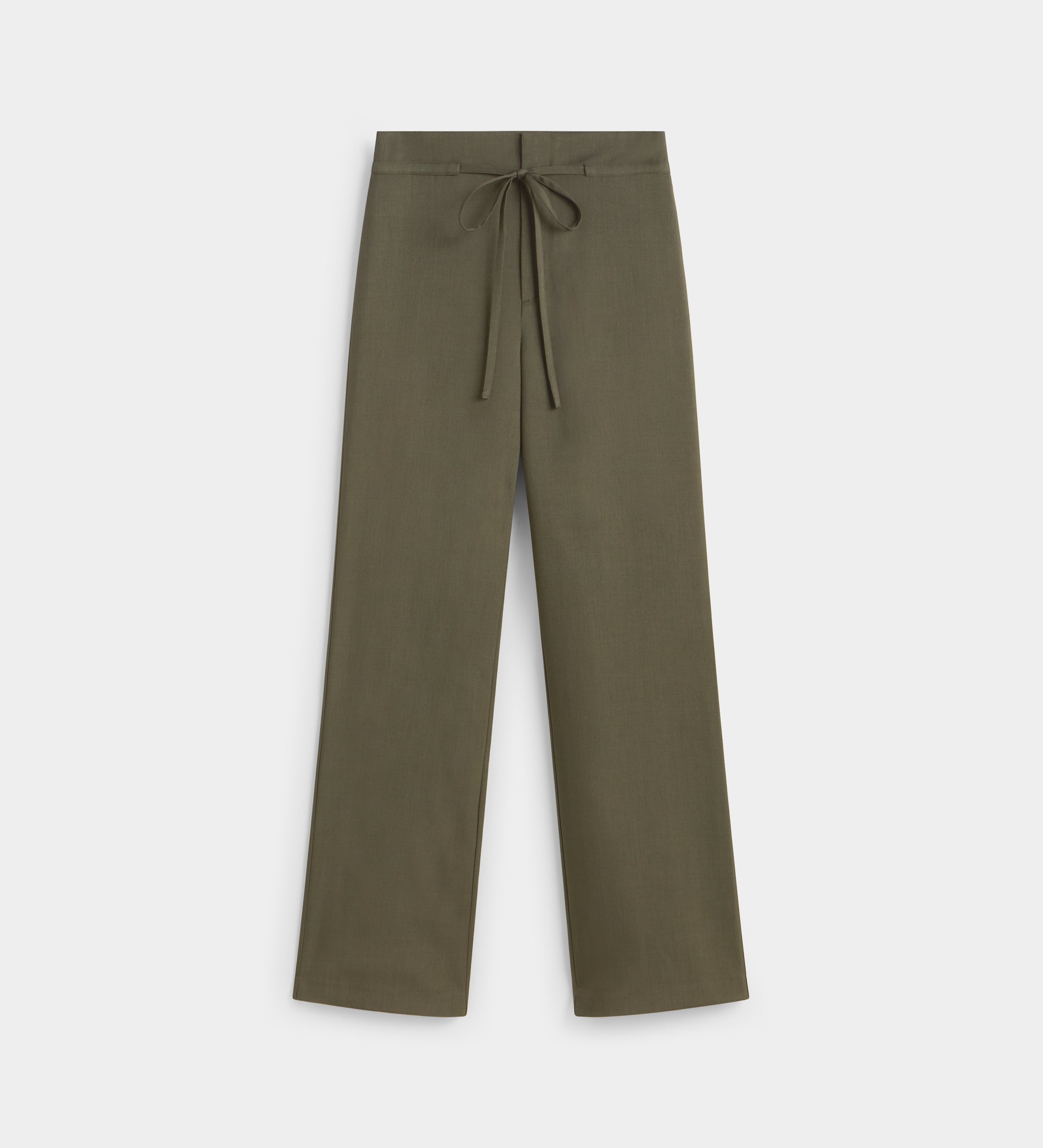 Pantalón ancho cinturón