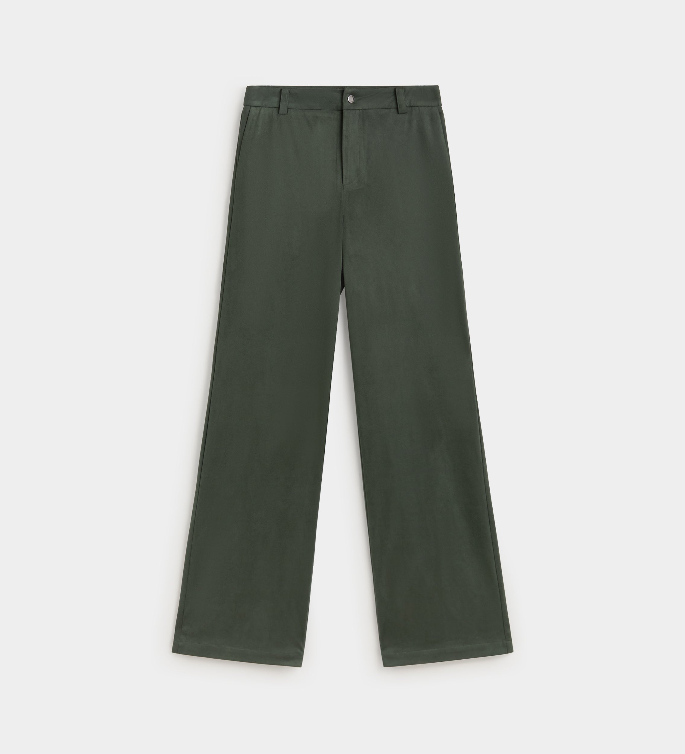 Pantalón recto antelina