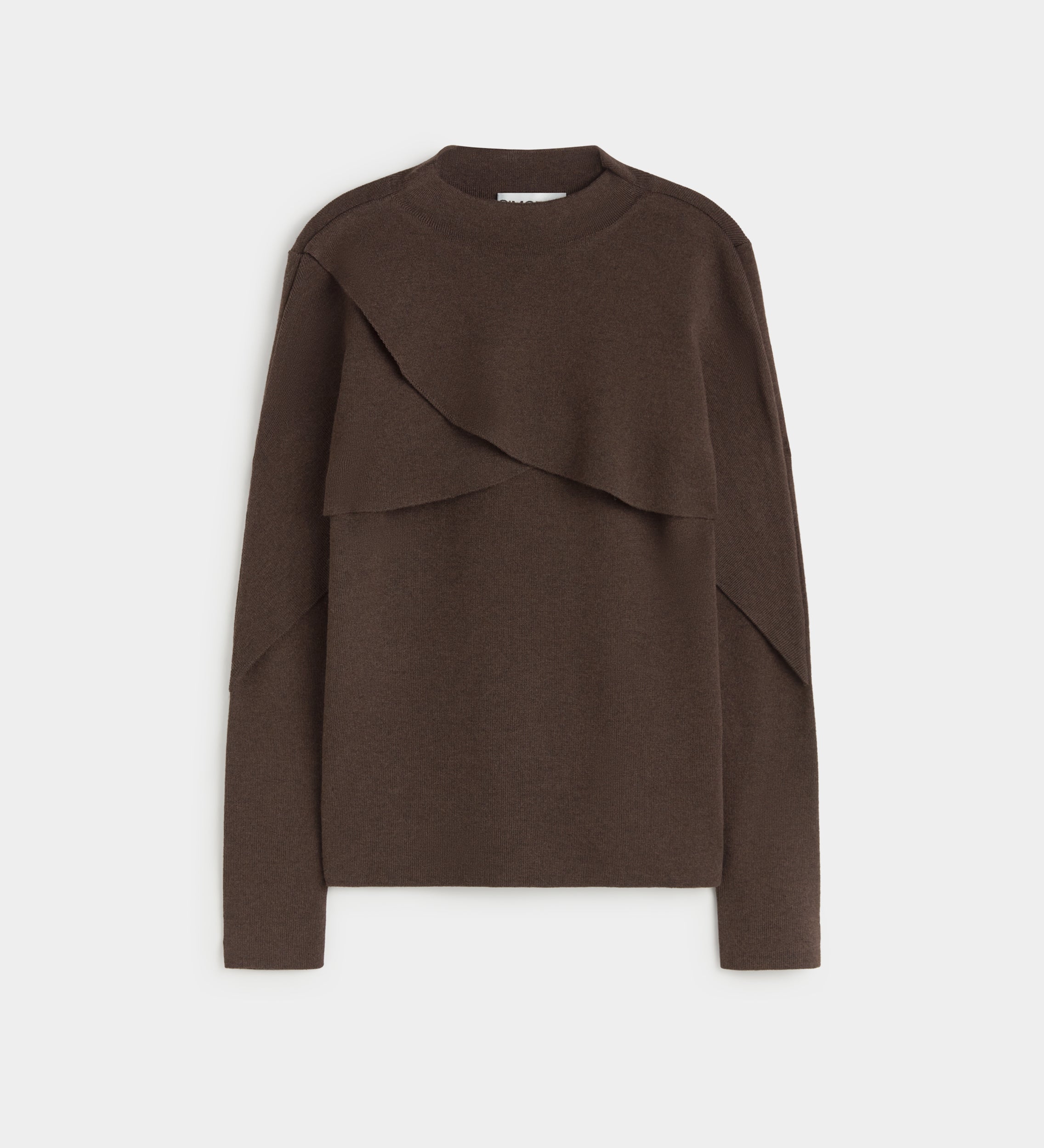 Sweater with cape detail