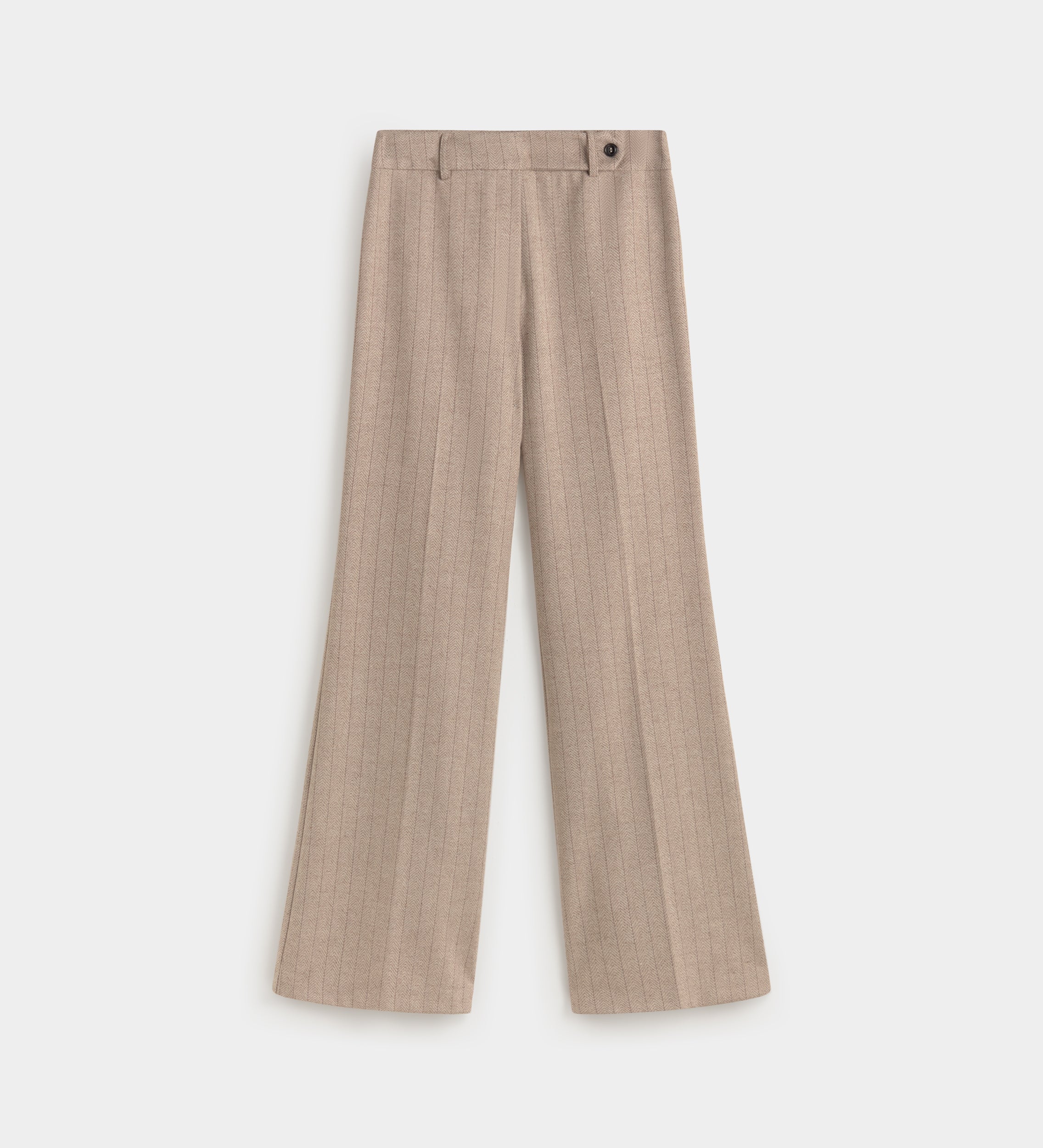 Pantalón espiga acampanado