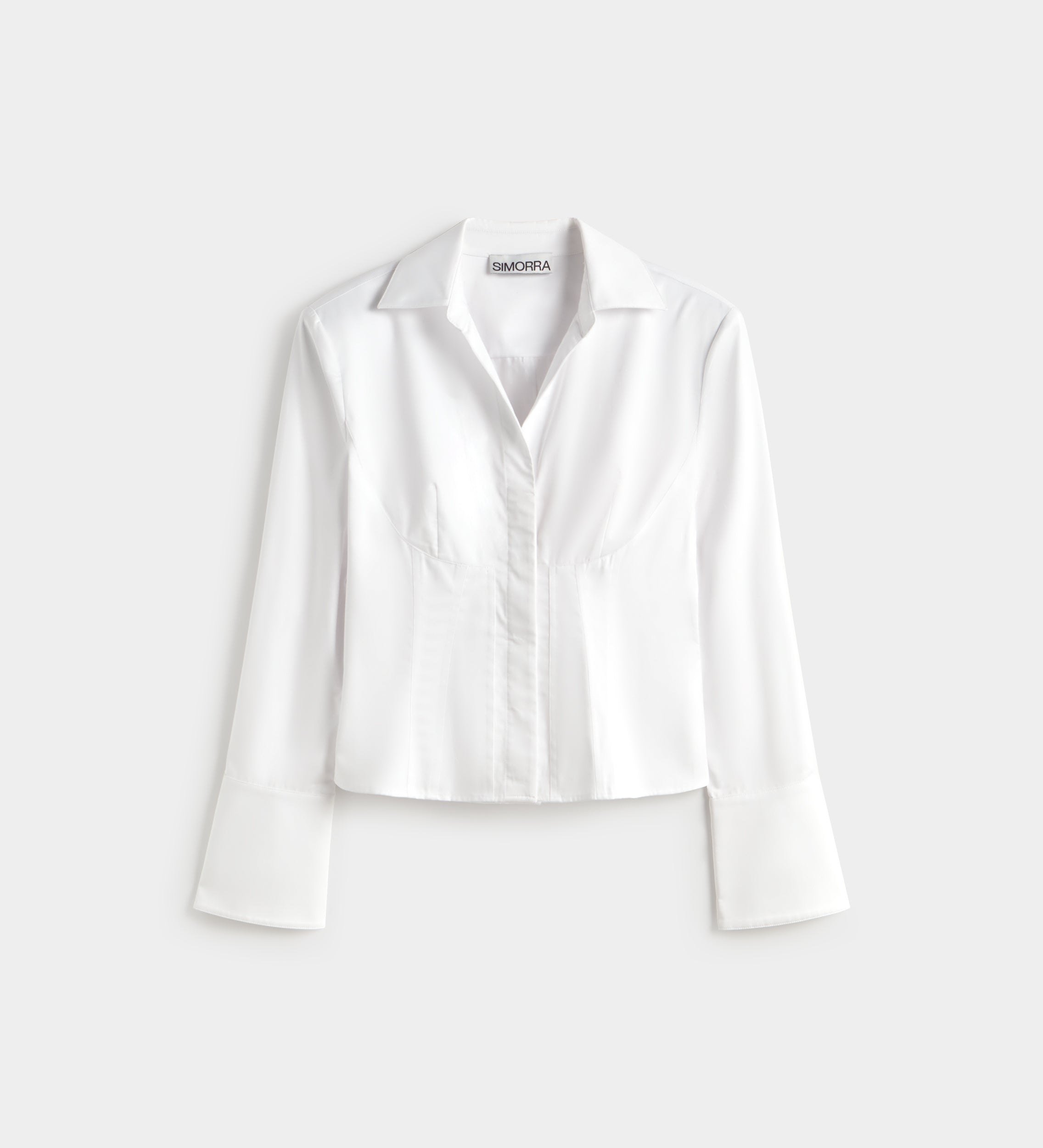 Chemise courte style corset