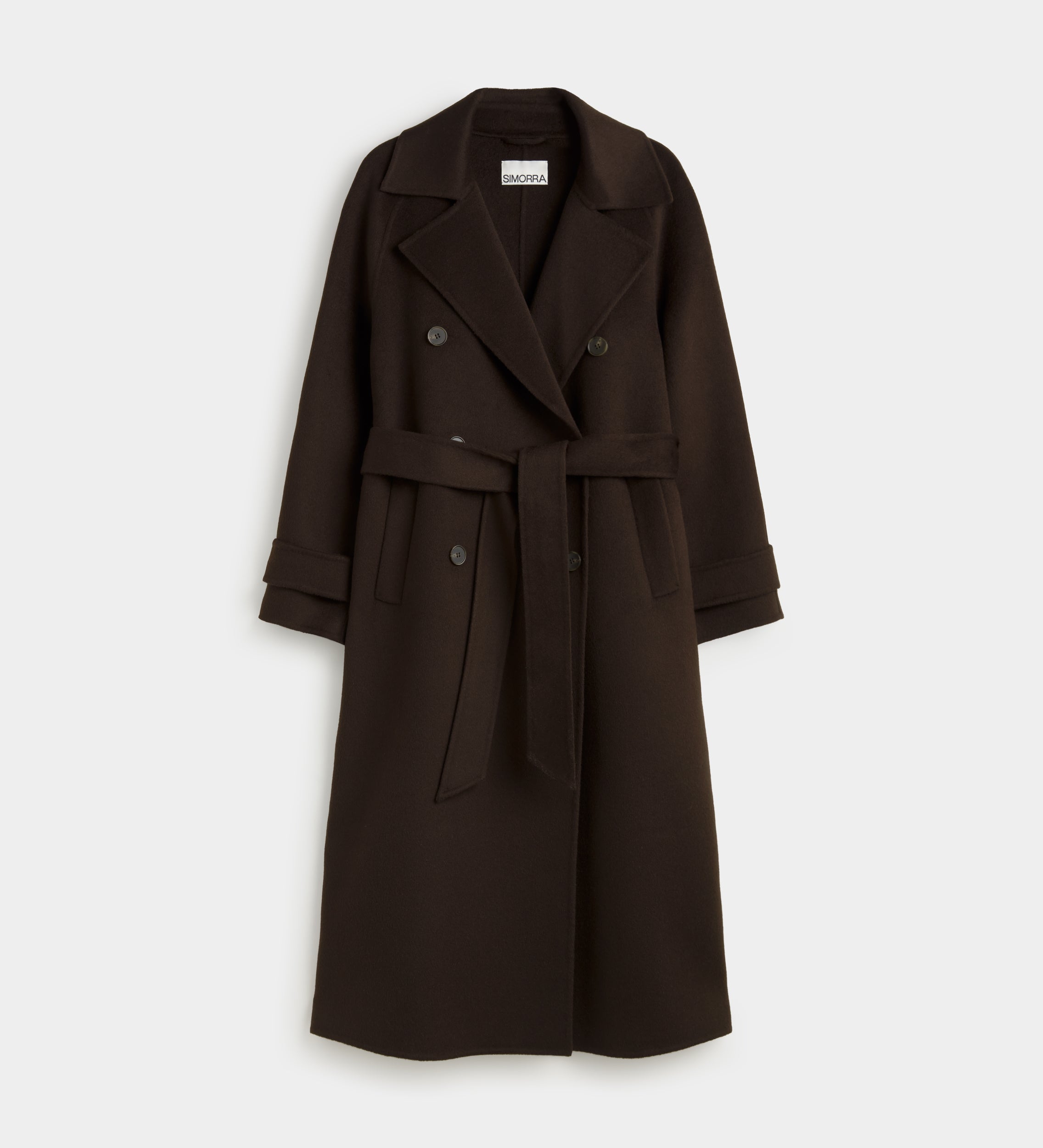 Double-faced wool coat
