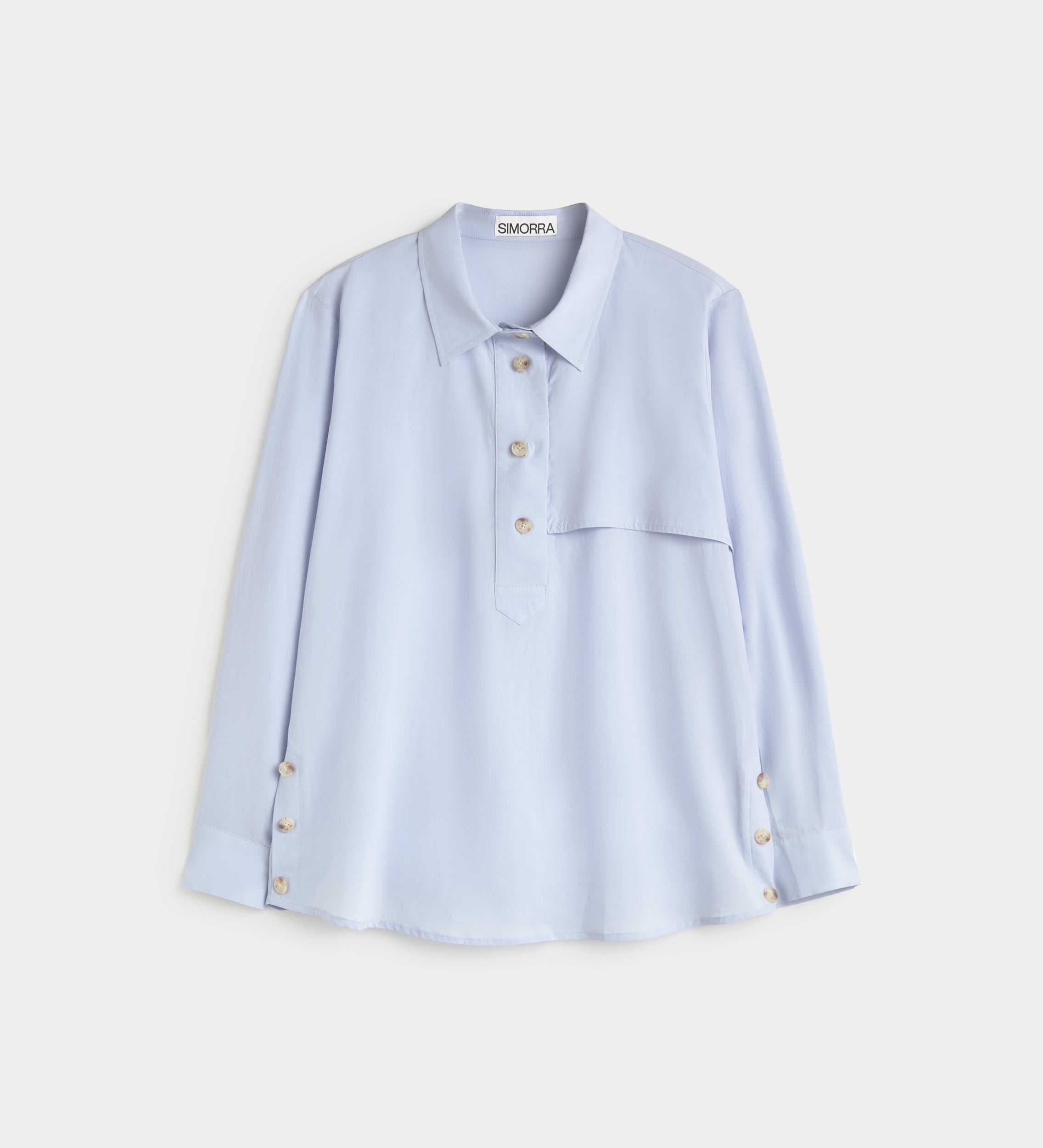 Blouse fluide à boutons