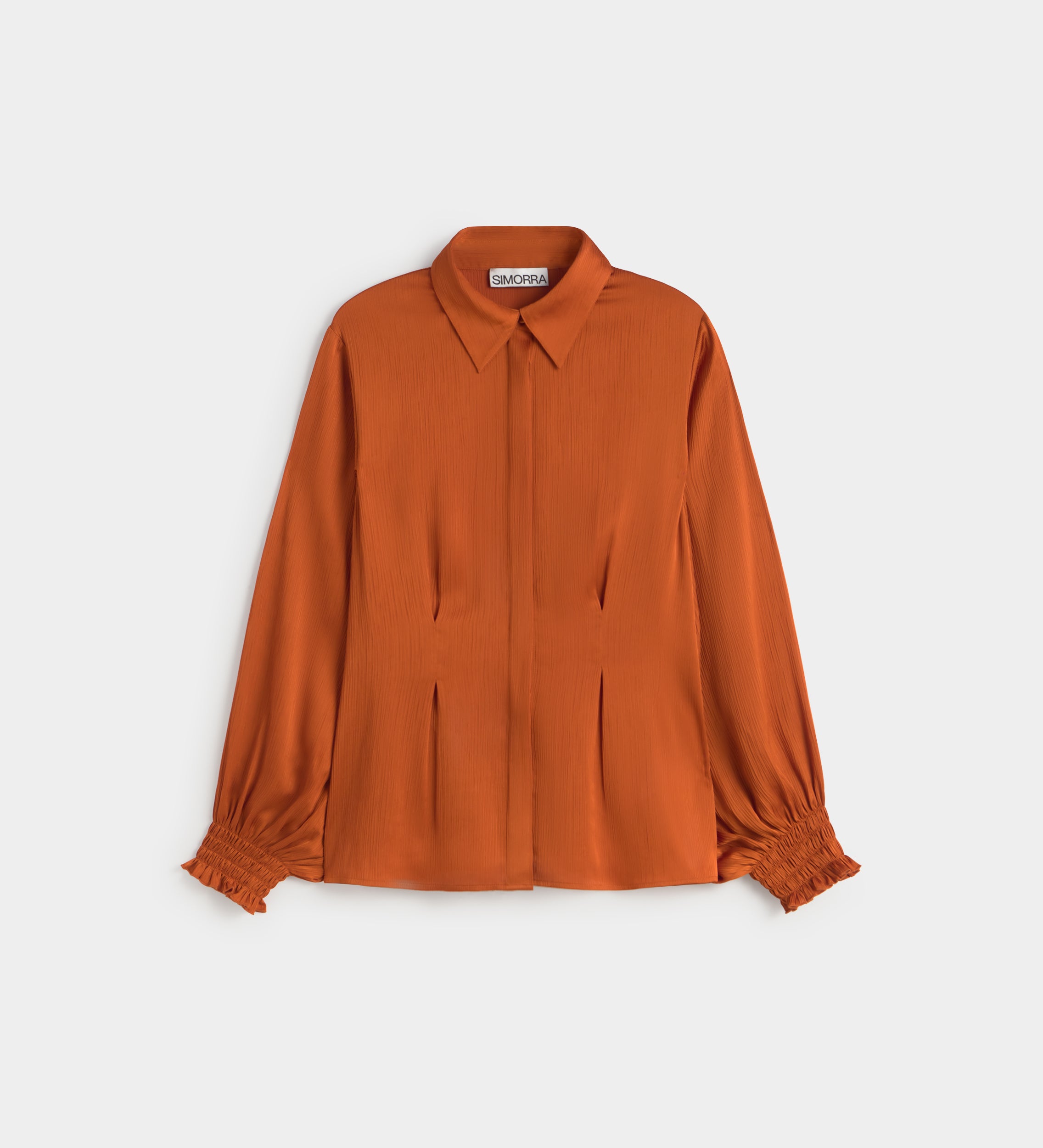 Chemise fluide à pinces