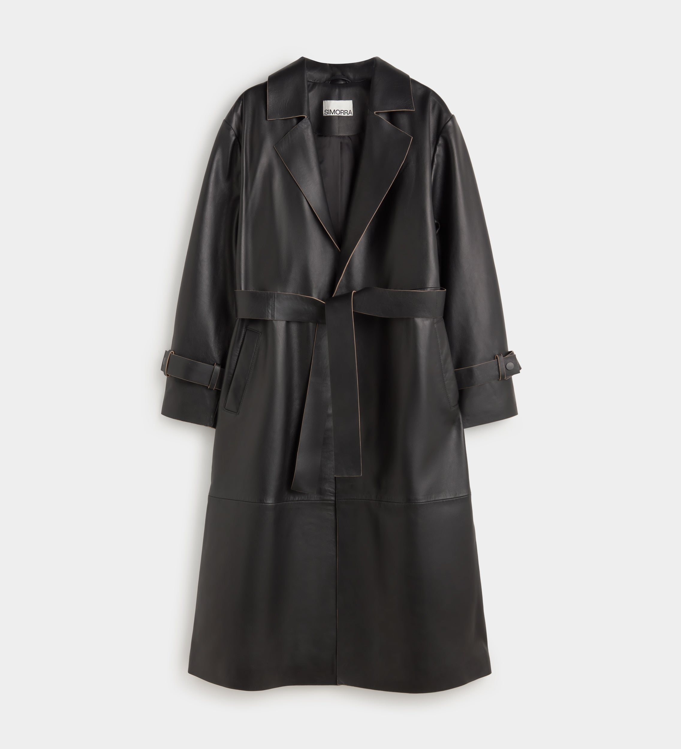 Gabardina larga napa