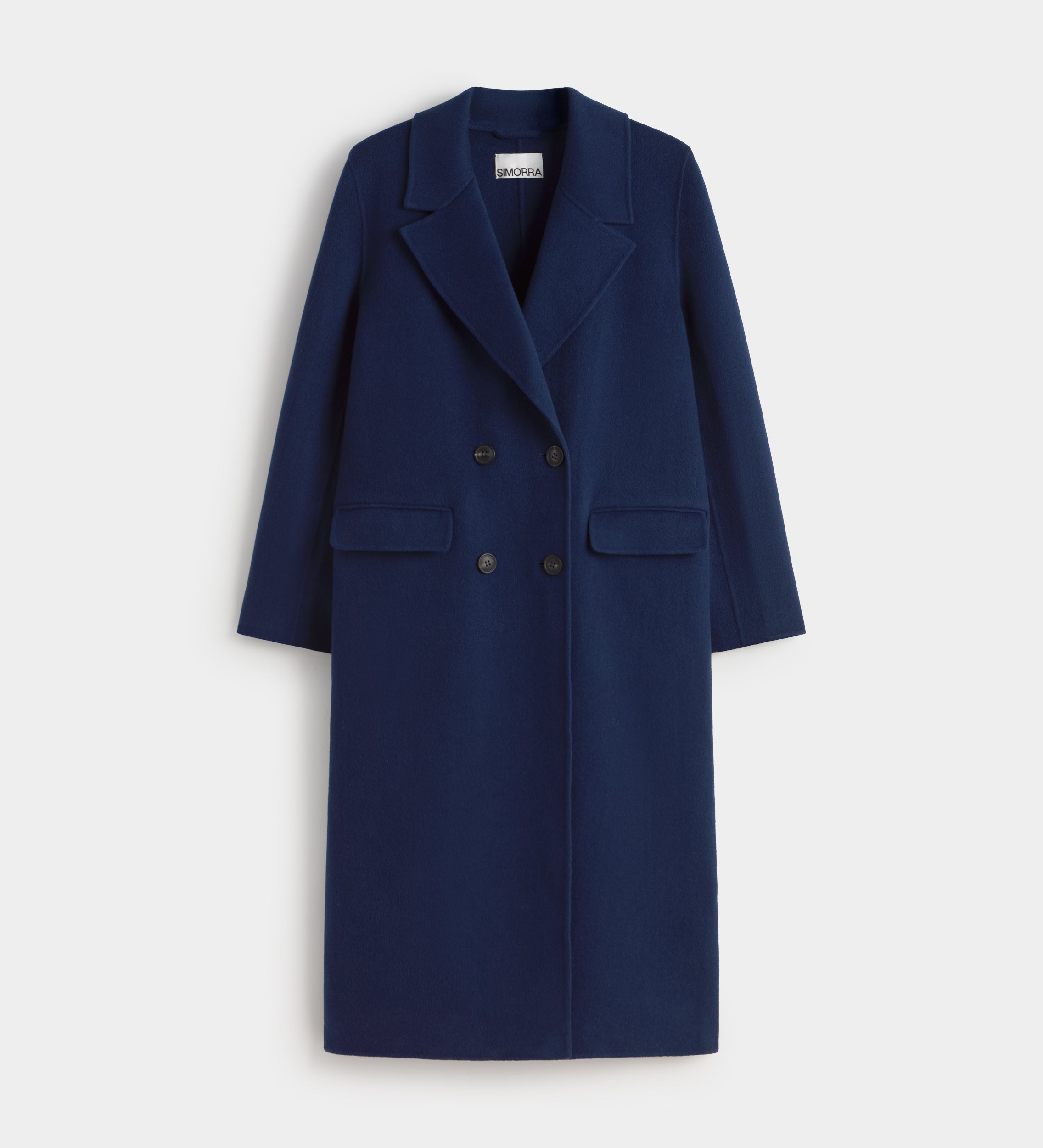 Double-faced wool coat