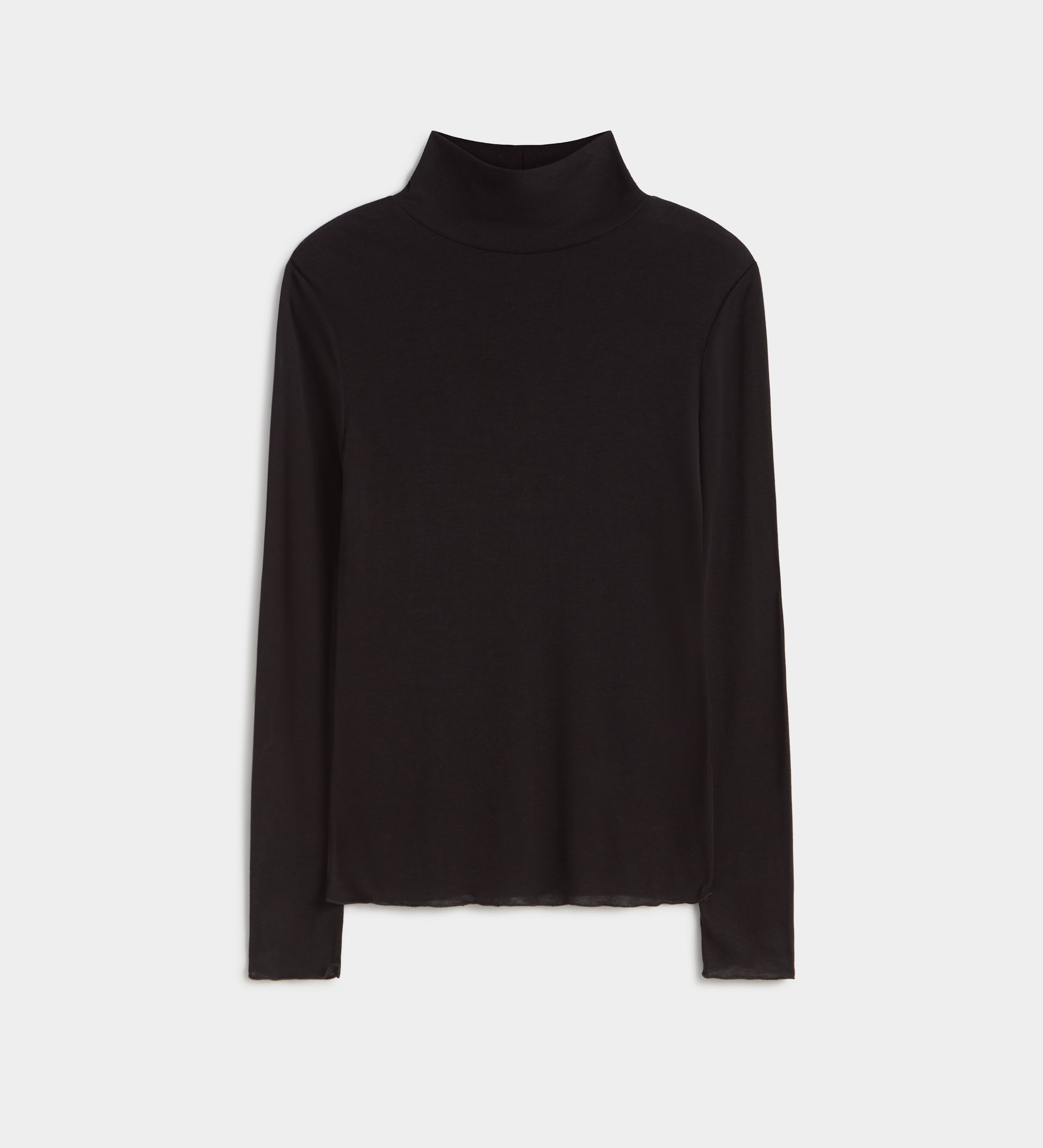 High-neck t-shirt