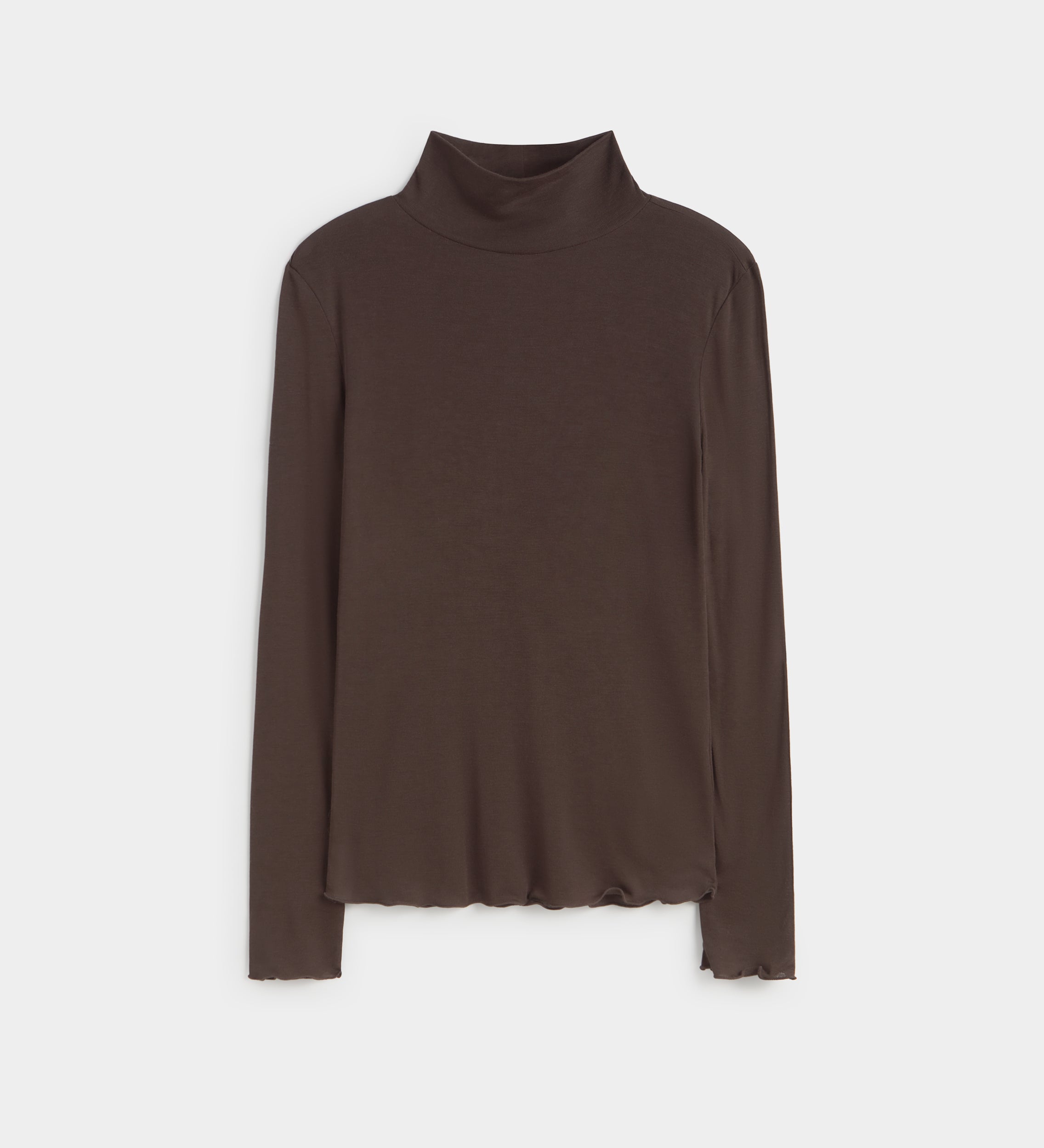 High-neck t-shirt