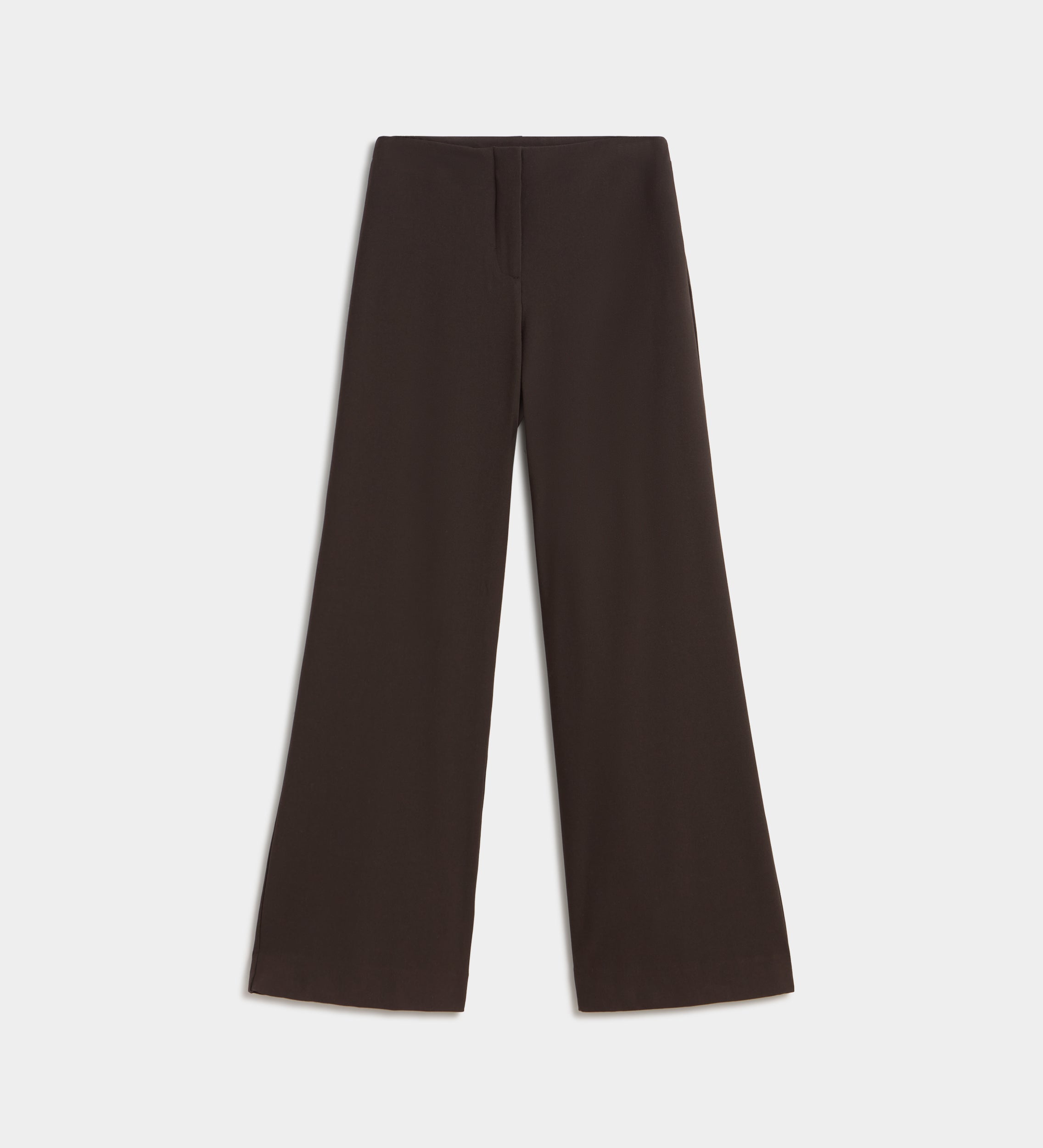 Pantalon large taille haute
