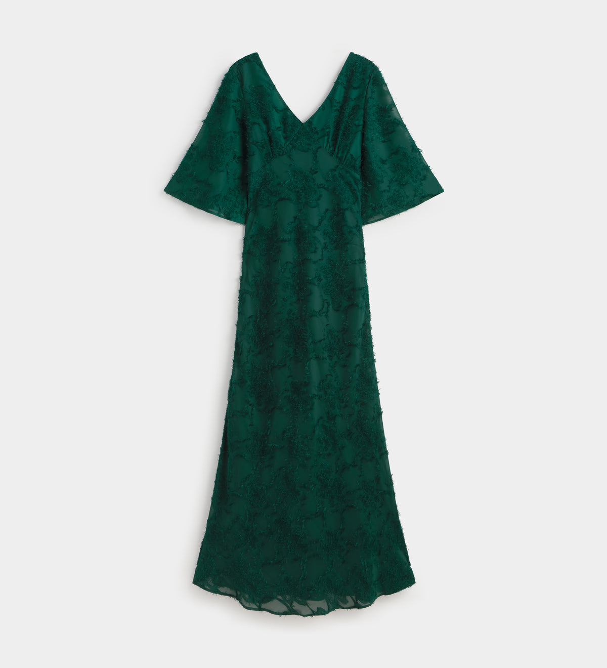 Vestido largo tejido fantasía