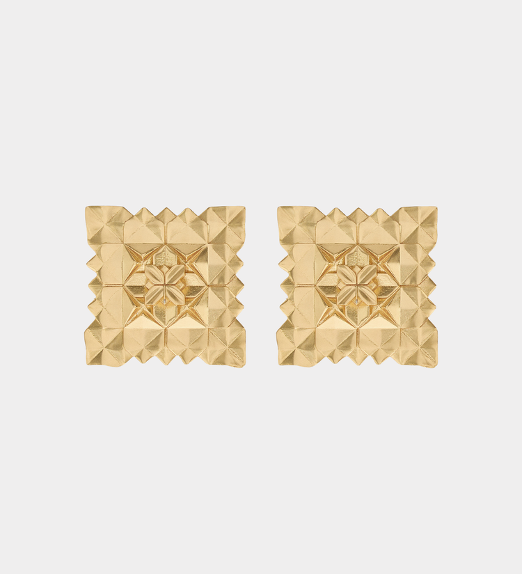 Geometric shaped earrings
