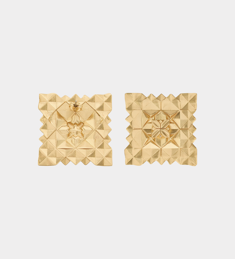 Geometric shaped earrings