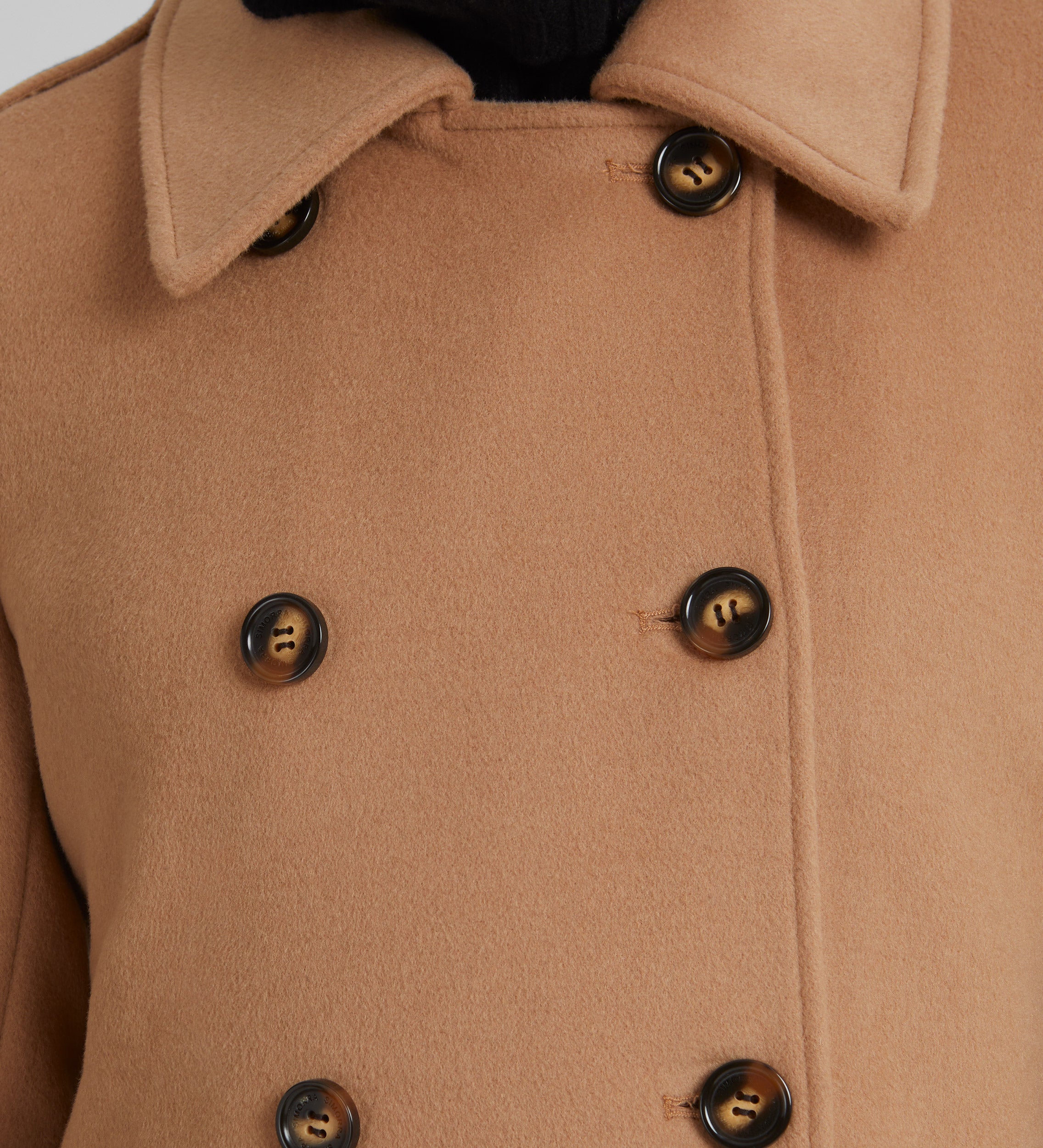 Manteau à double boutonnage