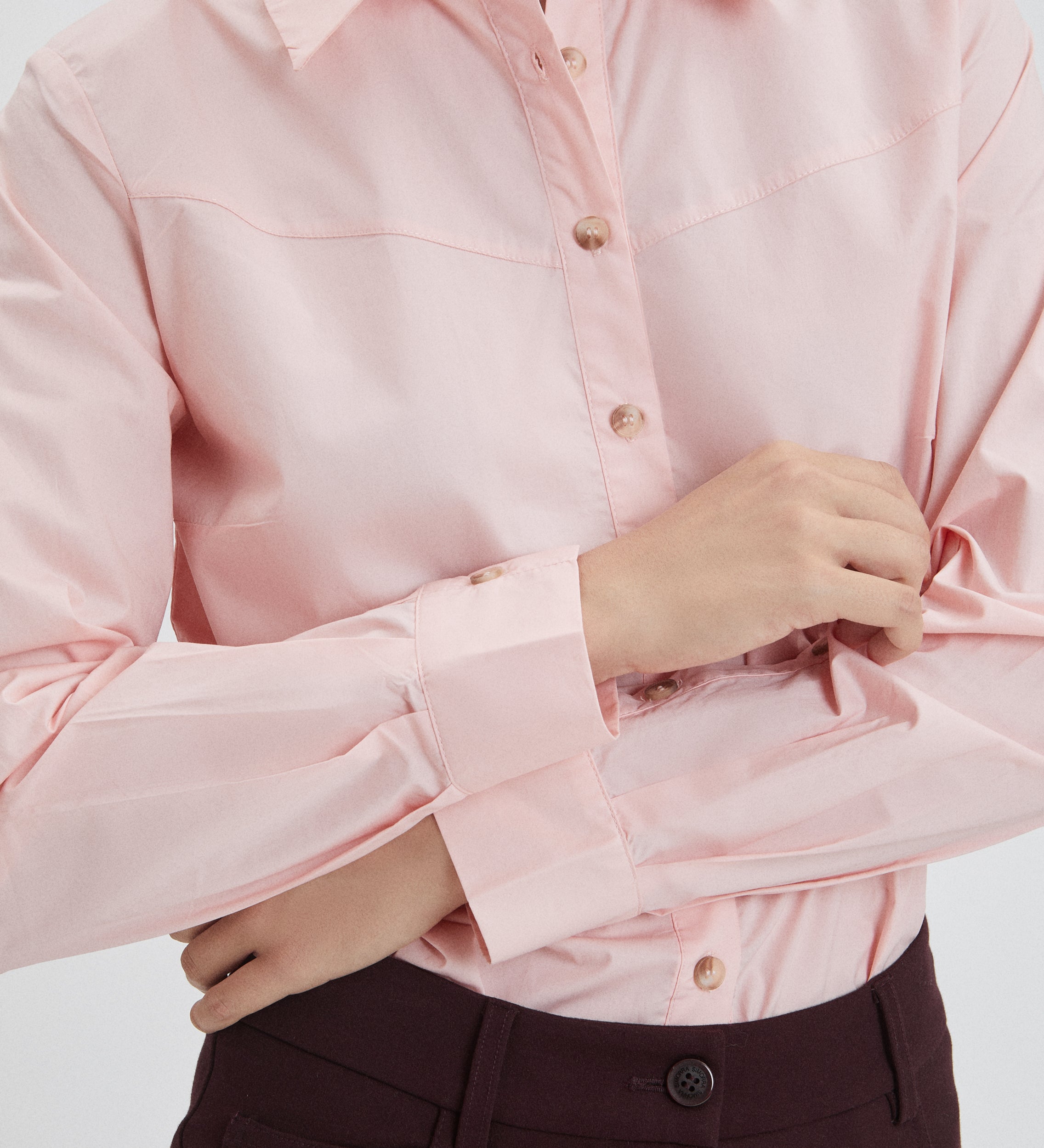 Shirt with flap pockets