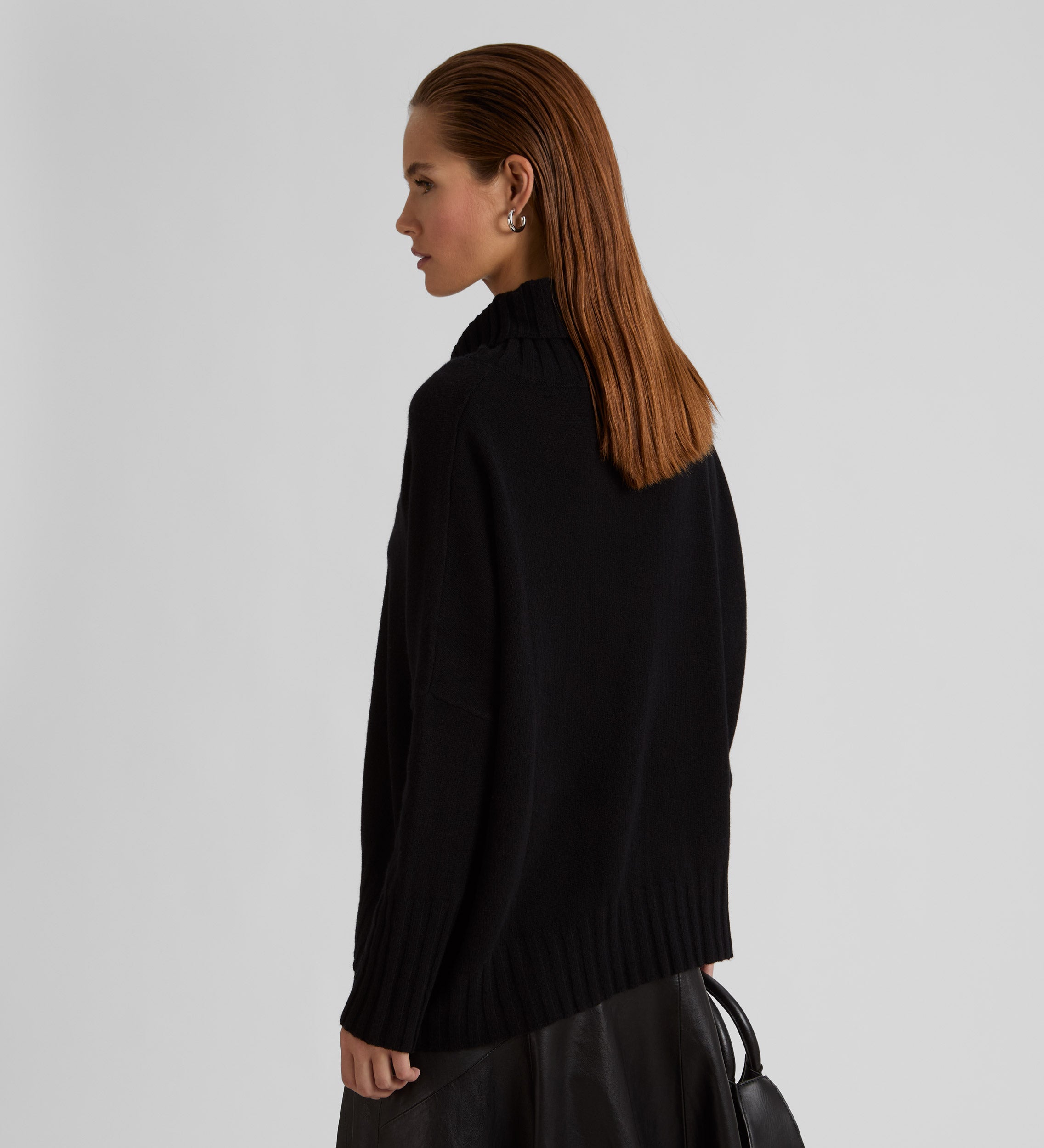 Pull oversize en laine