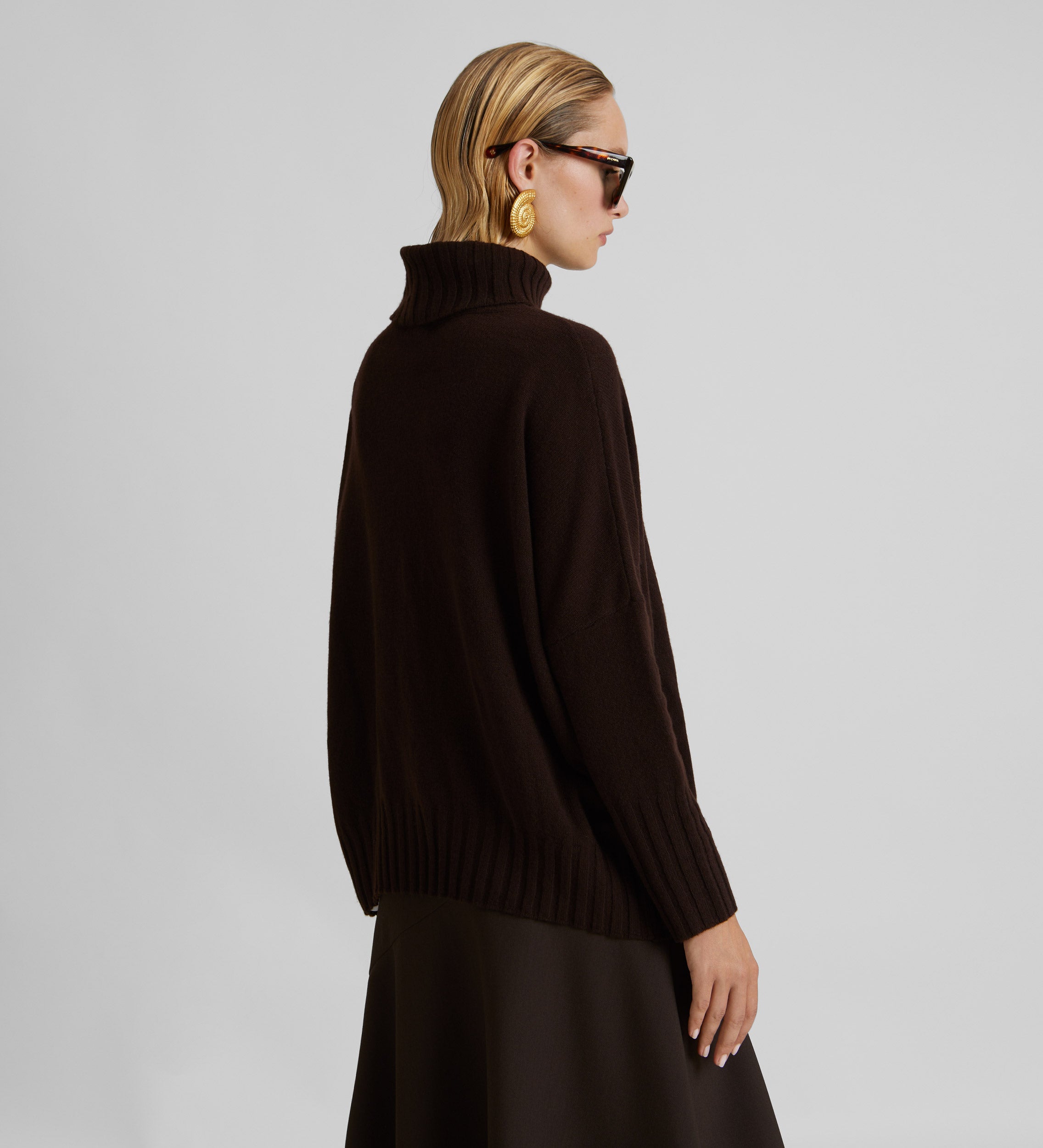 Pull oversize en laine