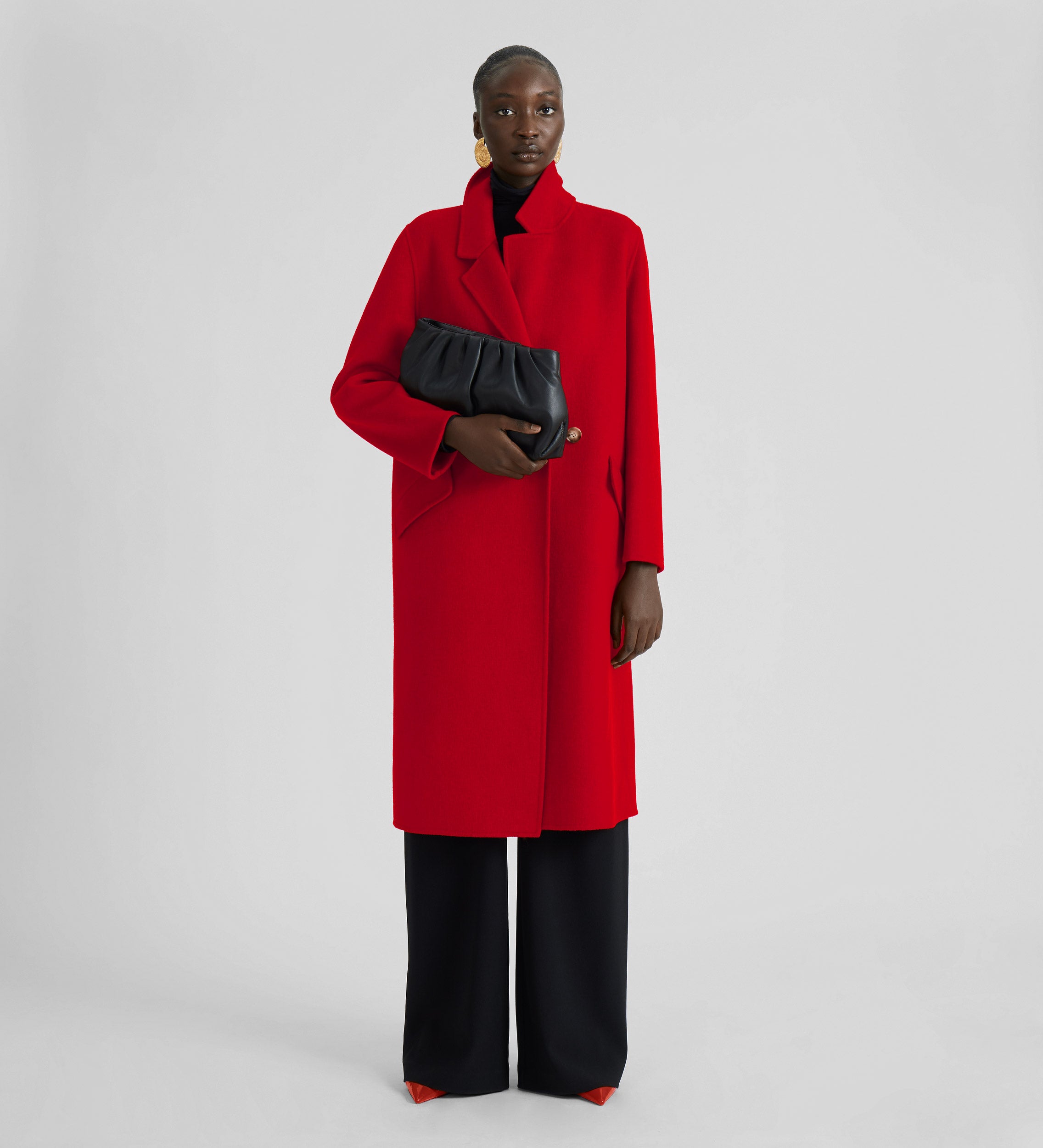 Long woolen coat