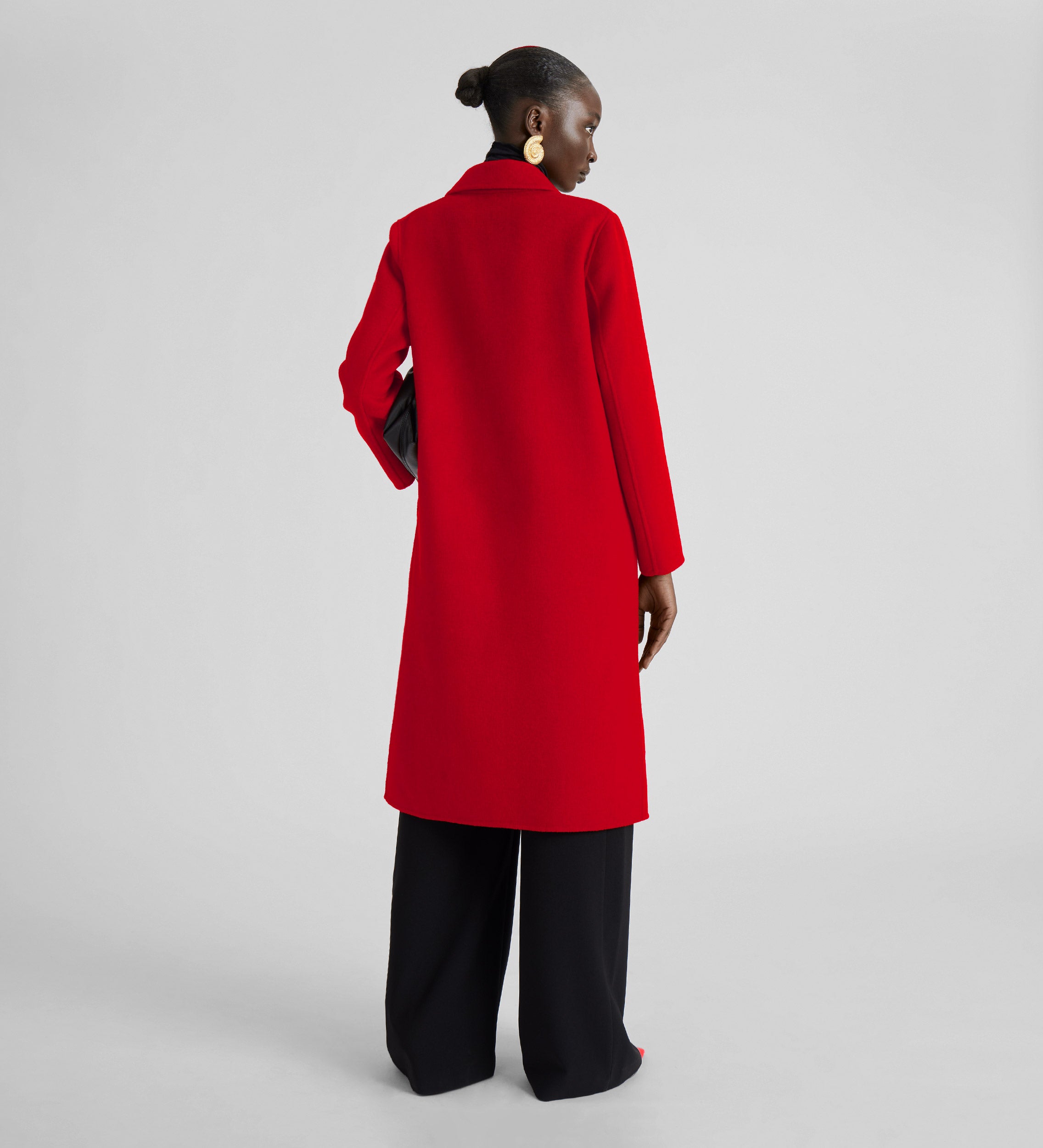 Long woolen coat