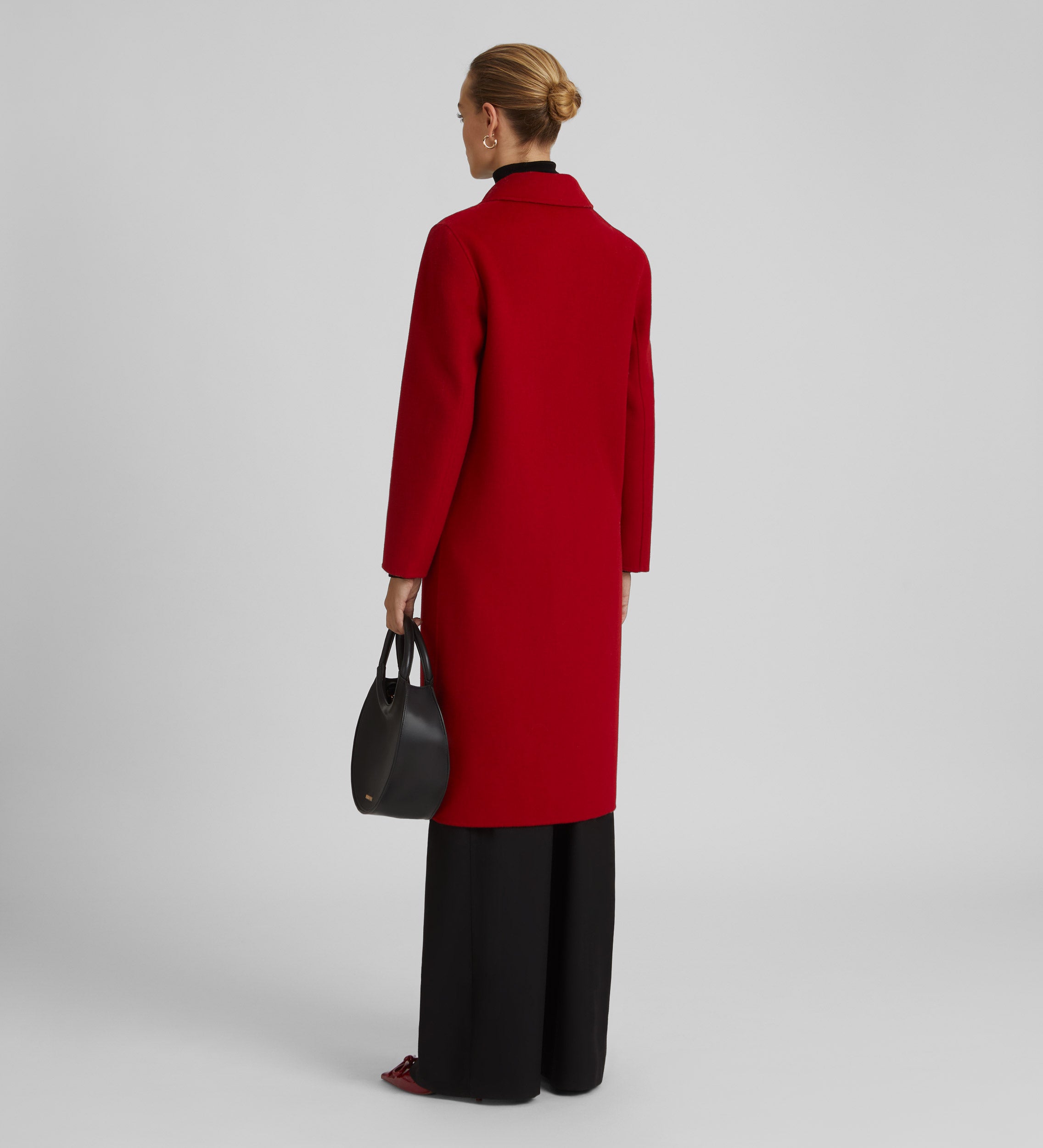 Long woolen coat