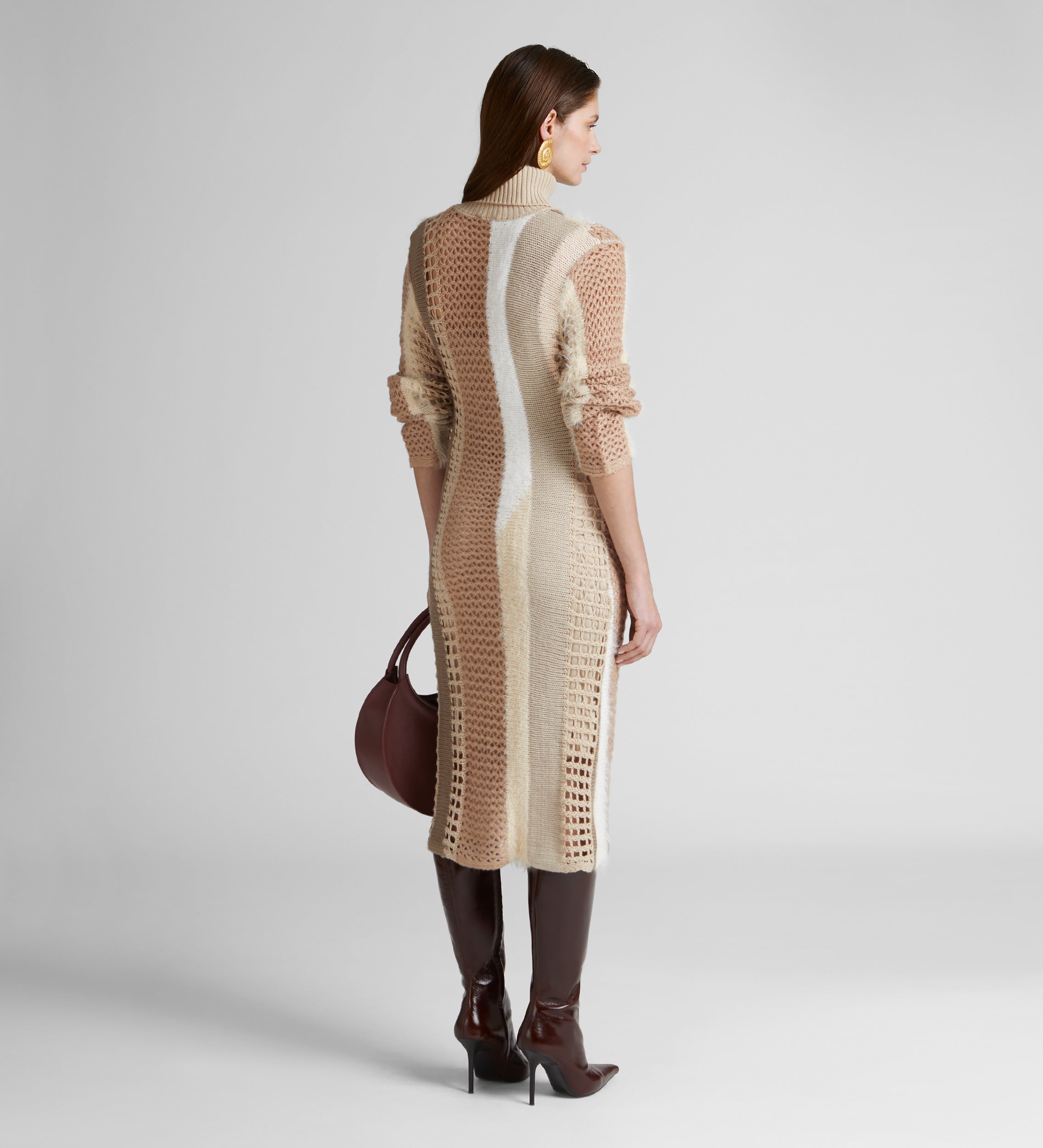 Knitted swan dress