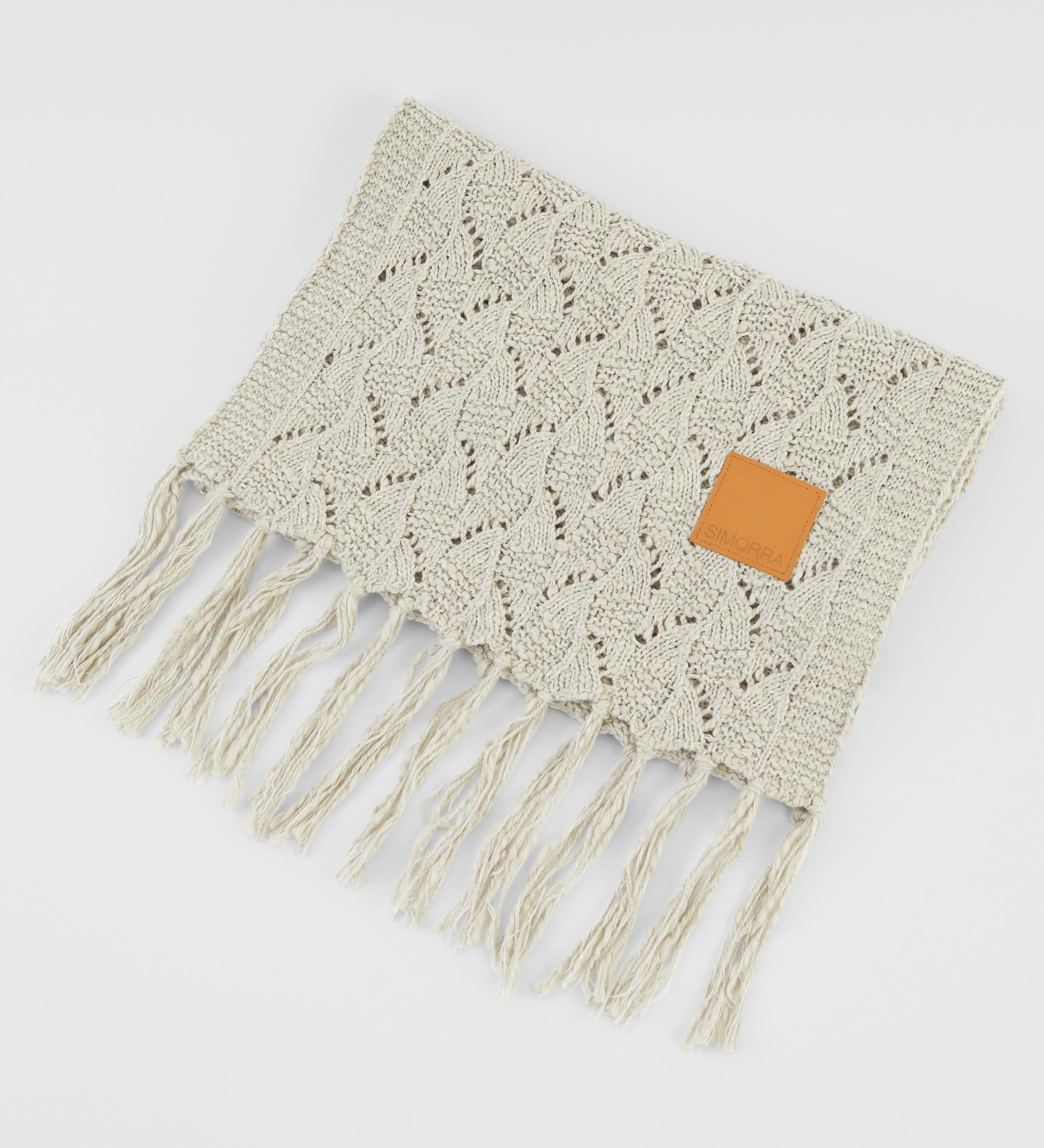 Fringe texture scarf