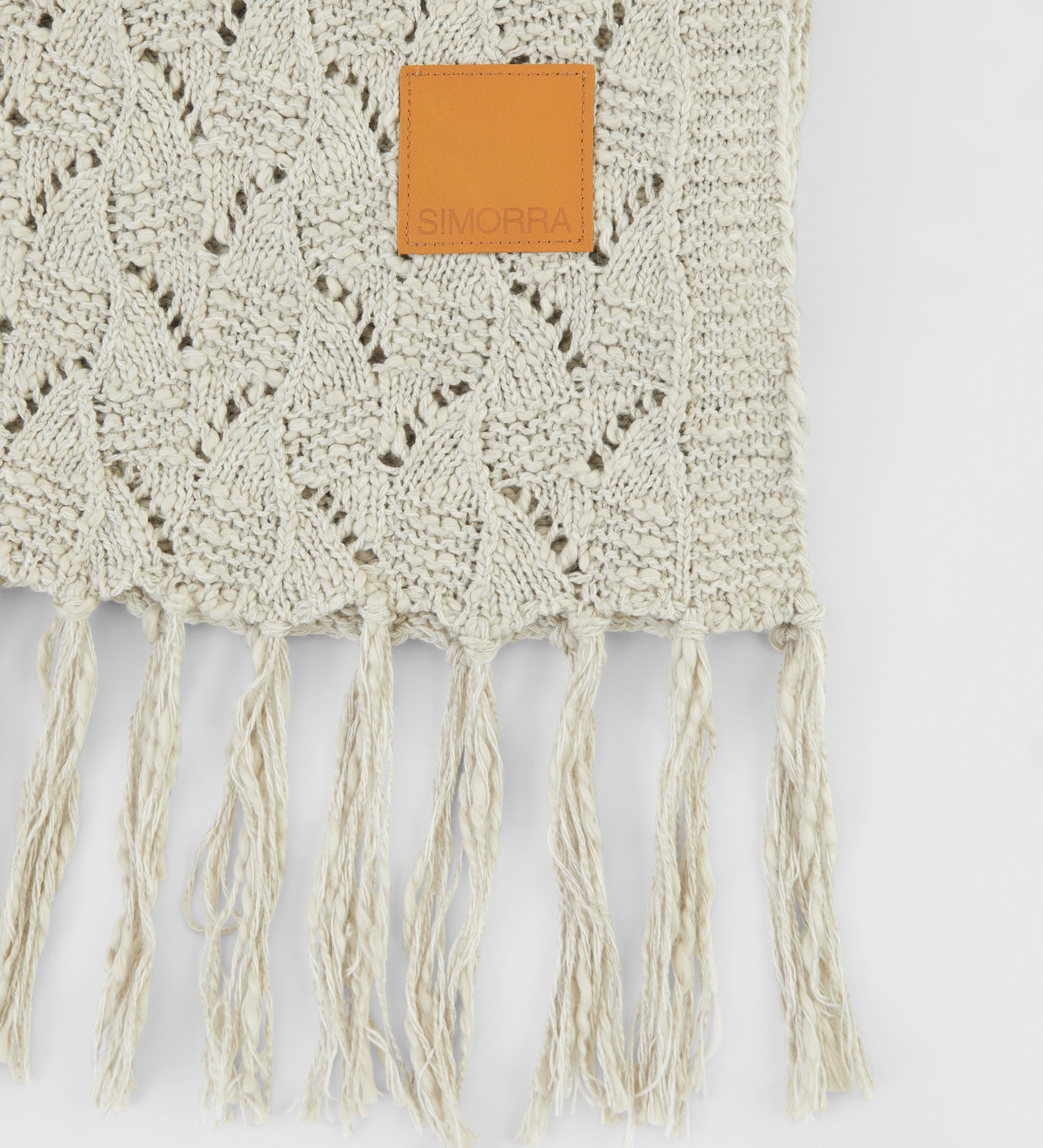 Fringe texture scarf