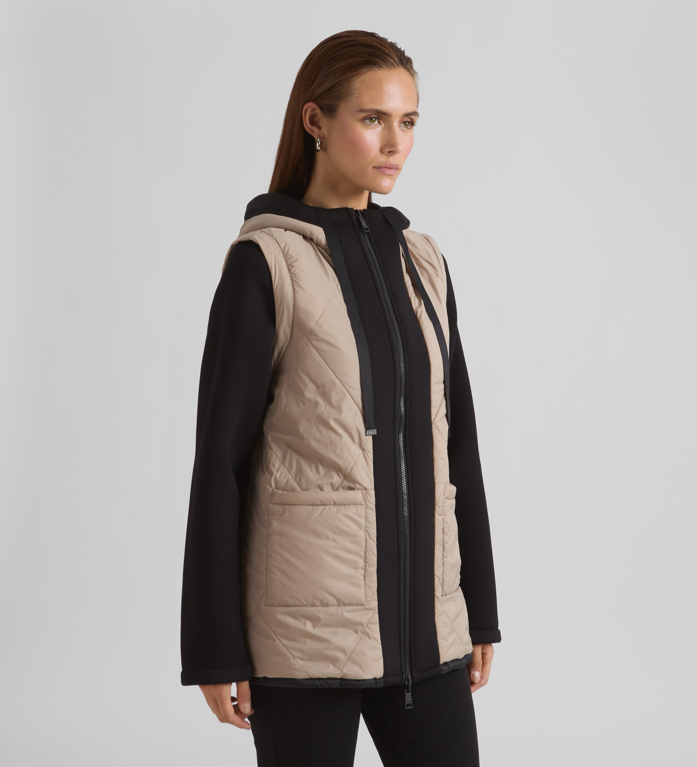 Reversible vest parka