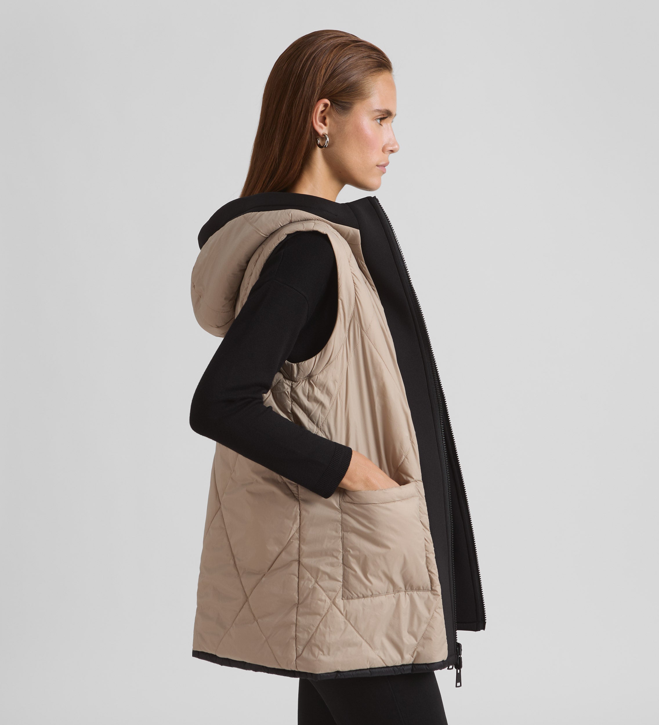 Parka gilet réversible