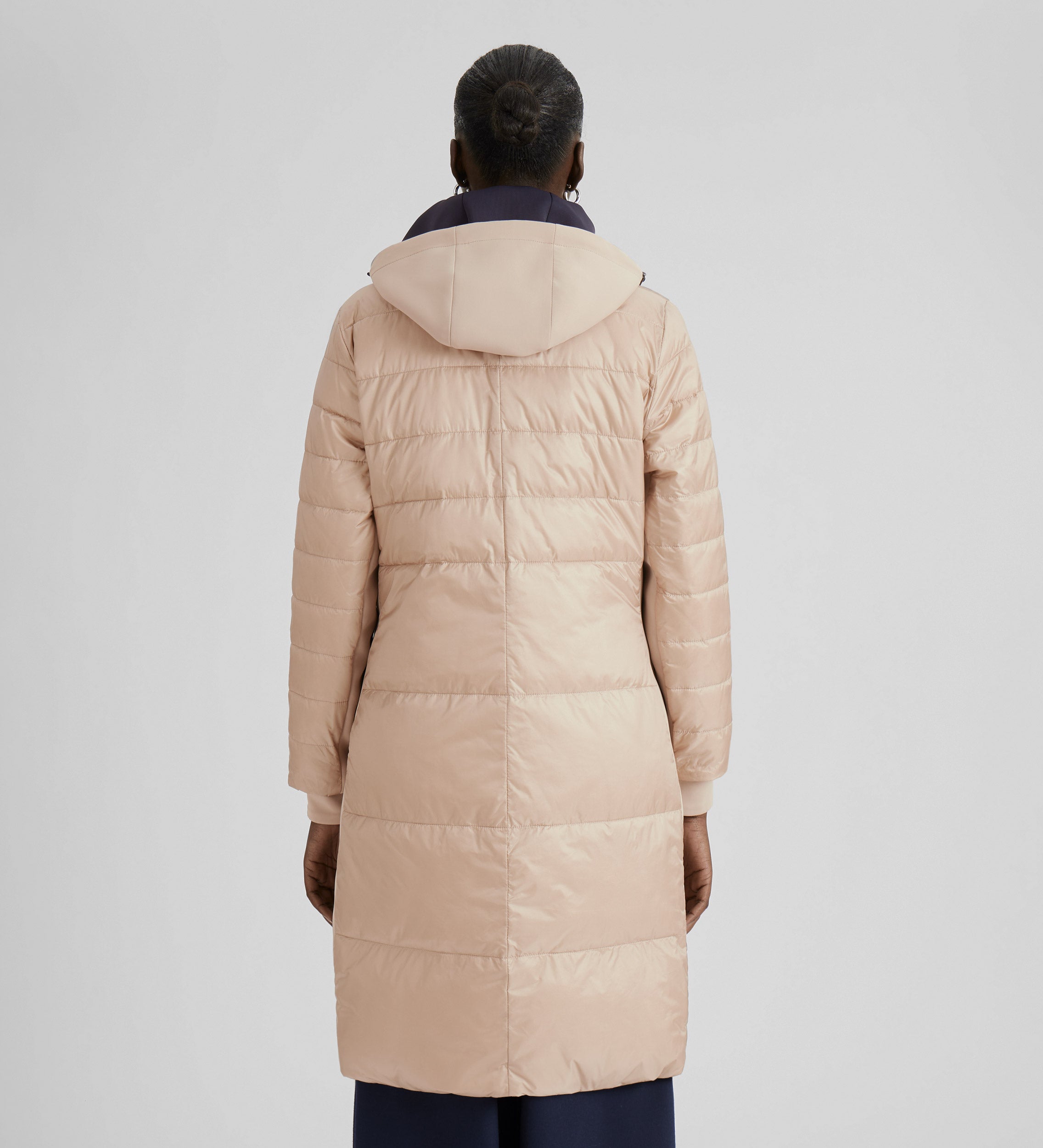 Parka longue en néoprène