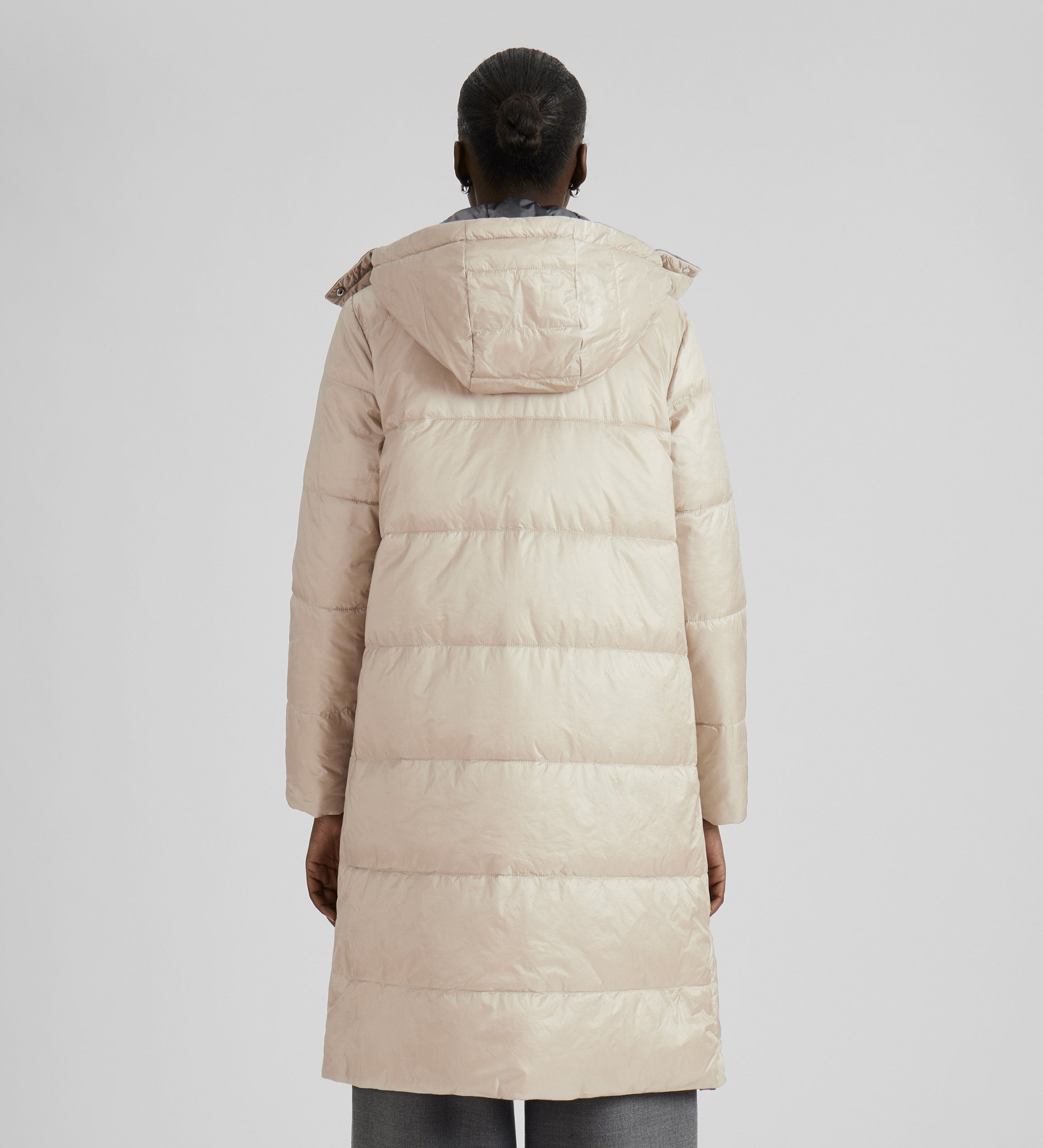 Parka longue réversible