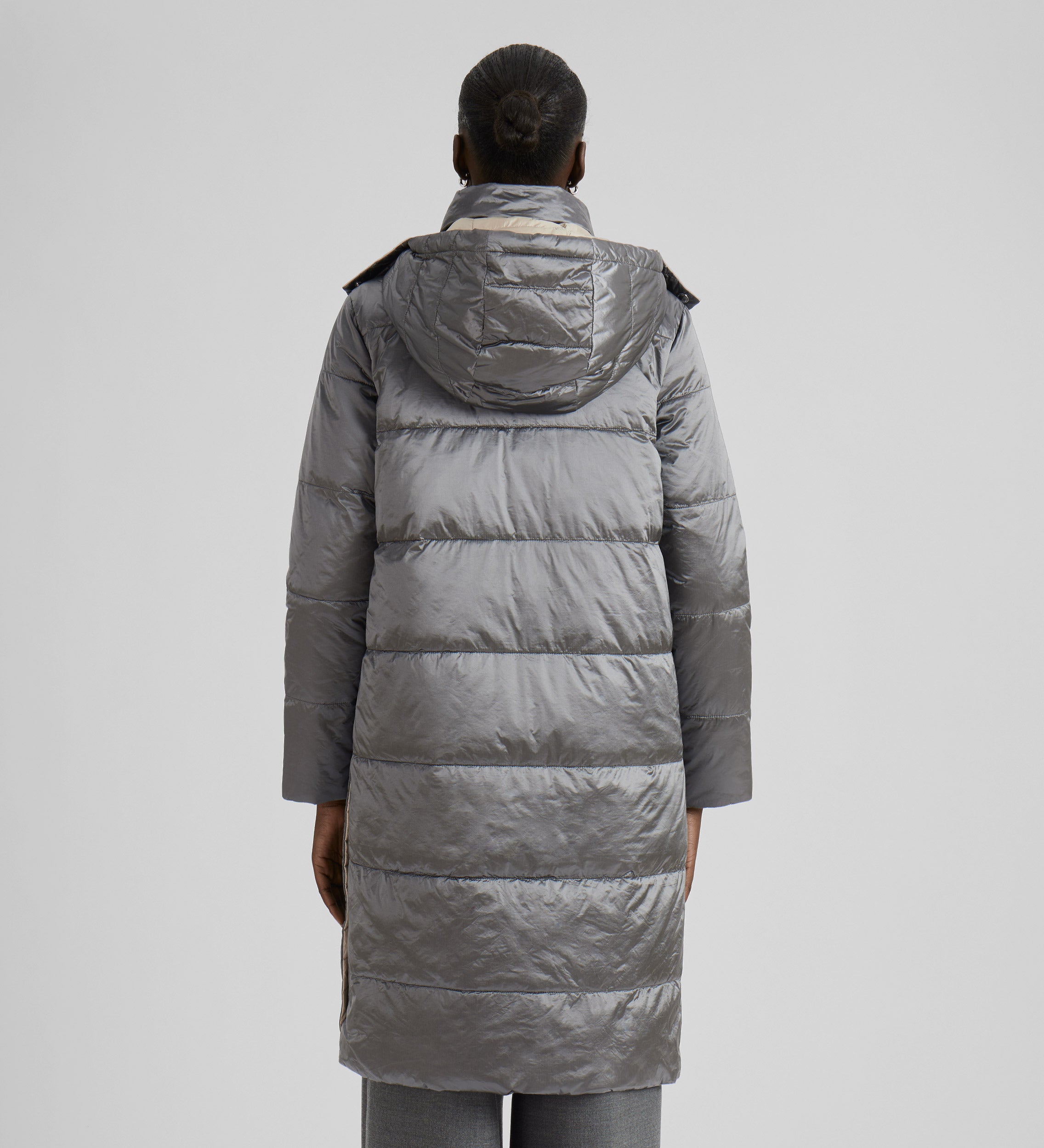 Parka longue réversible