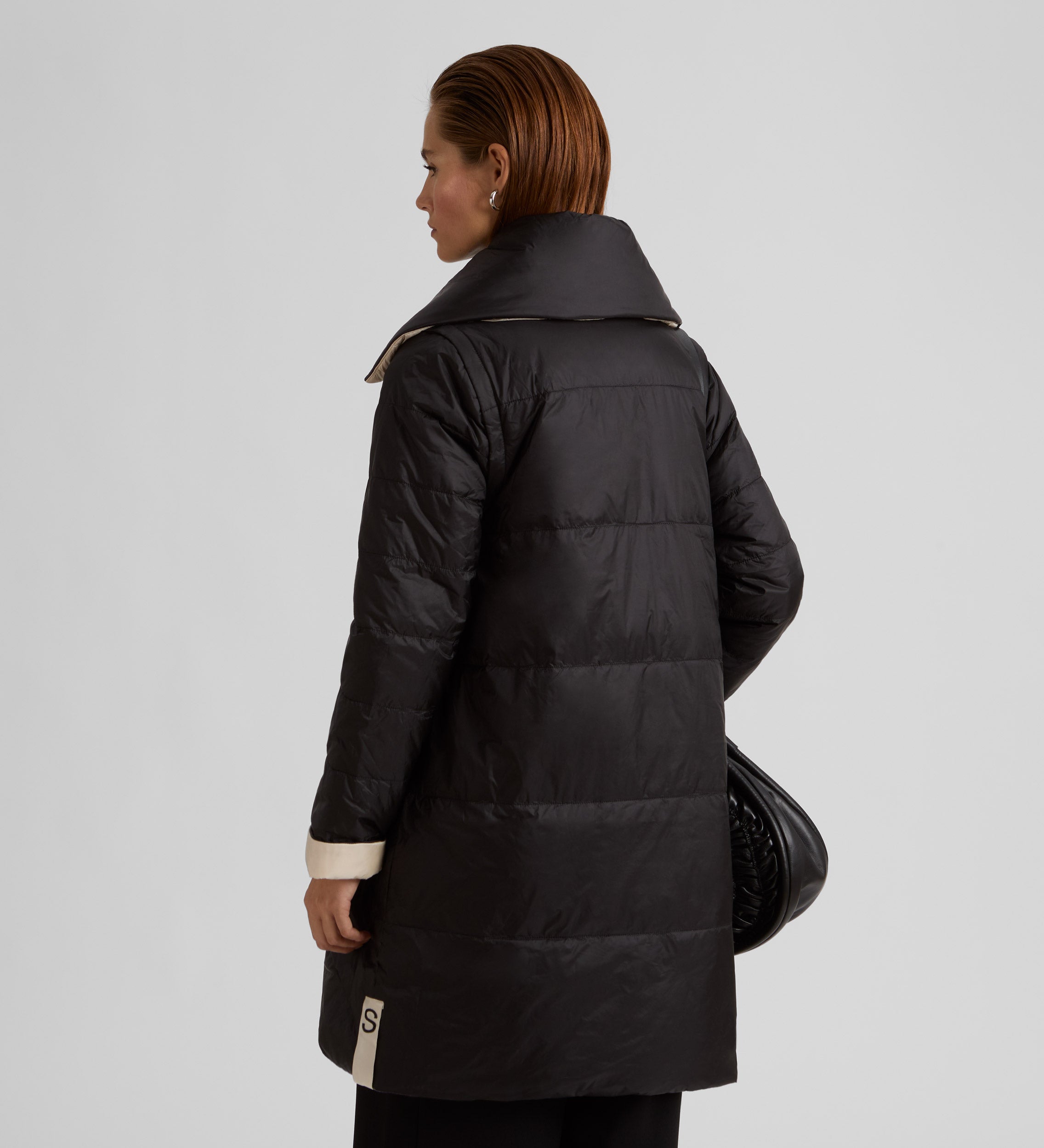 Parka longue réversible