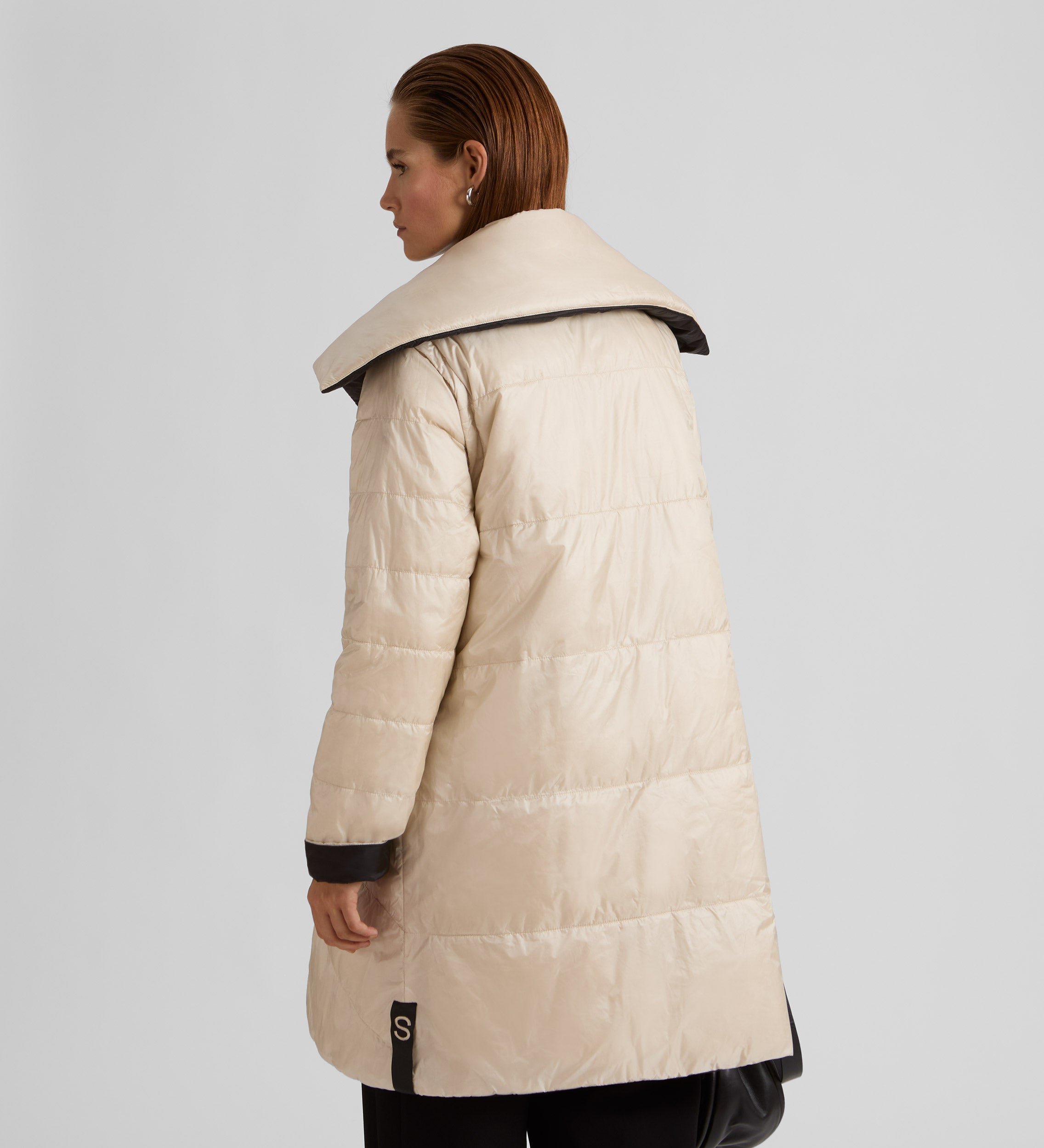 Parka longue réversible