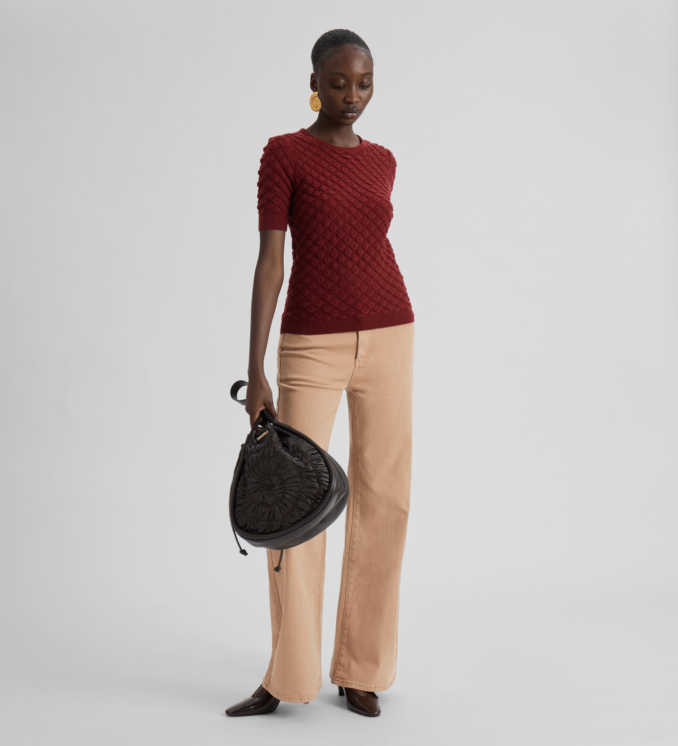 Textured knit top