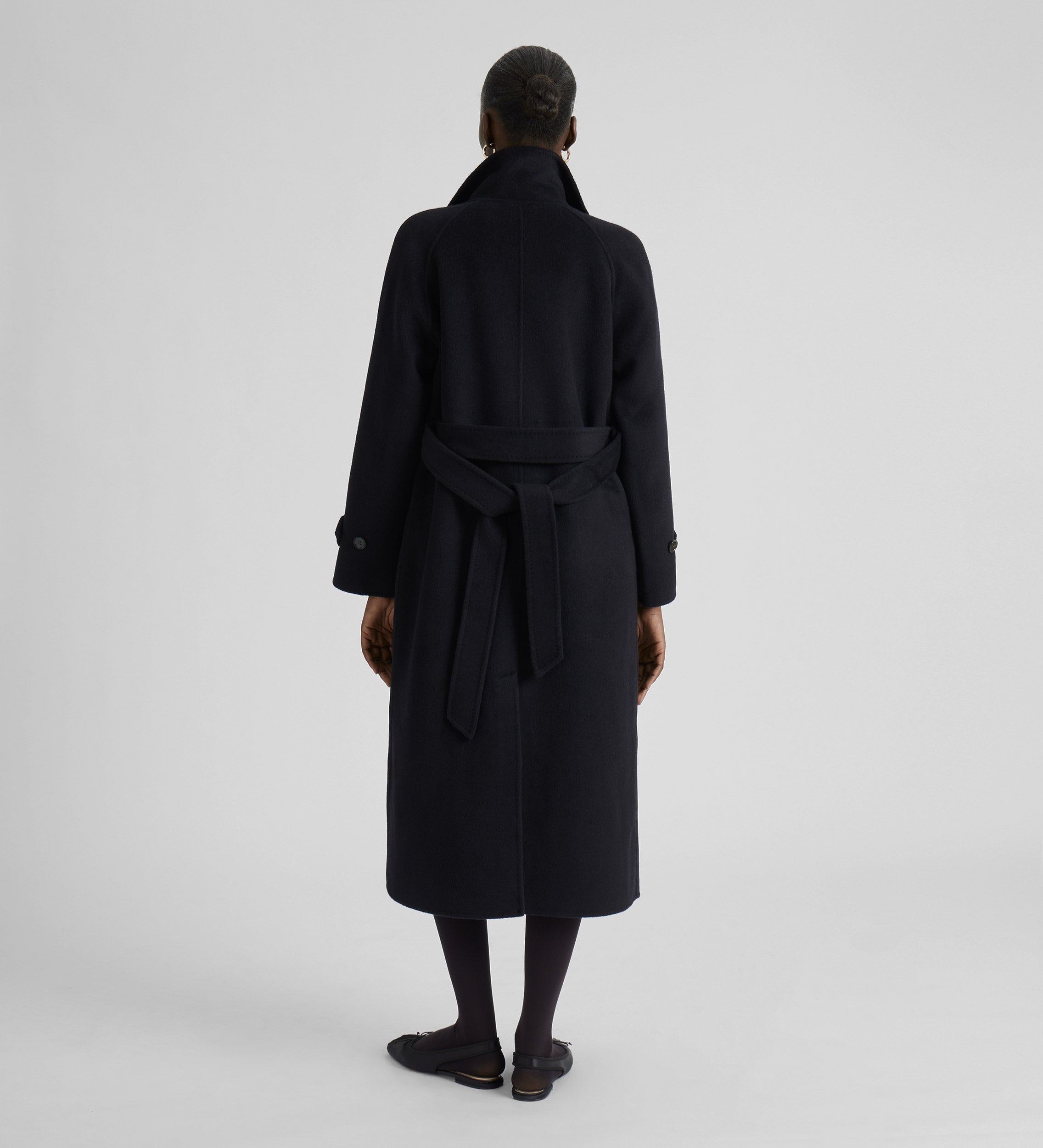 Double-breasted trench coat