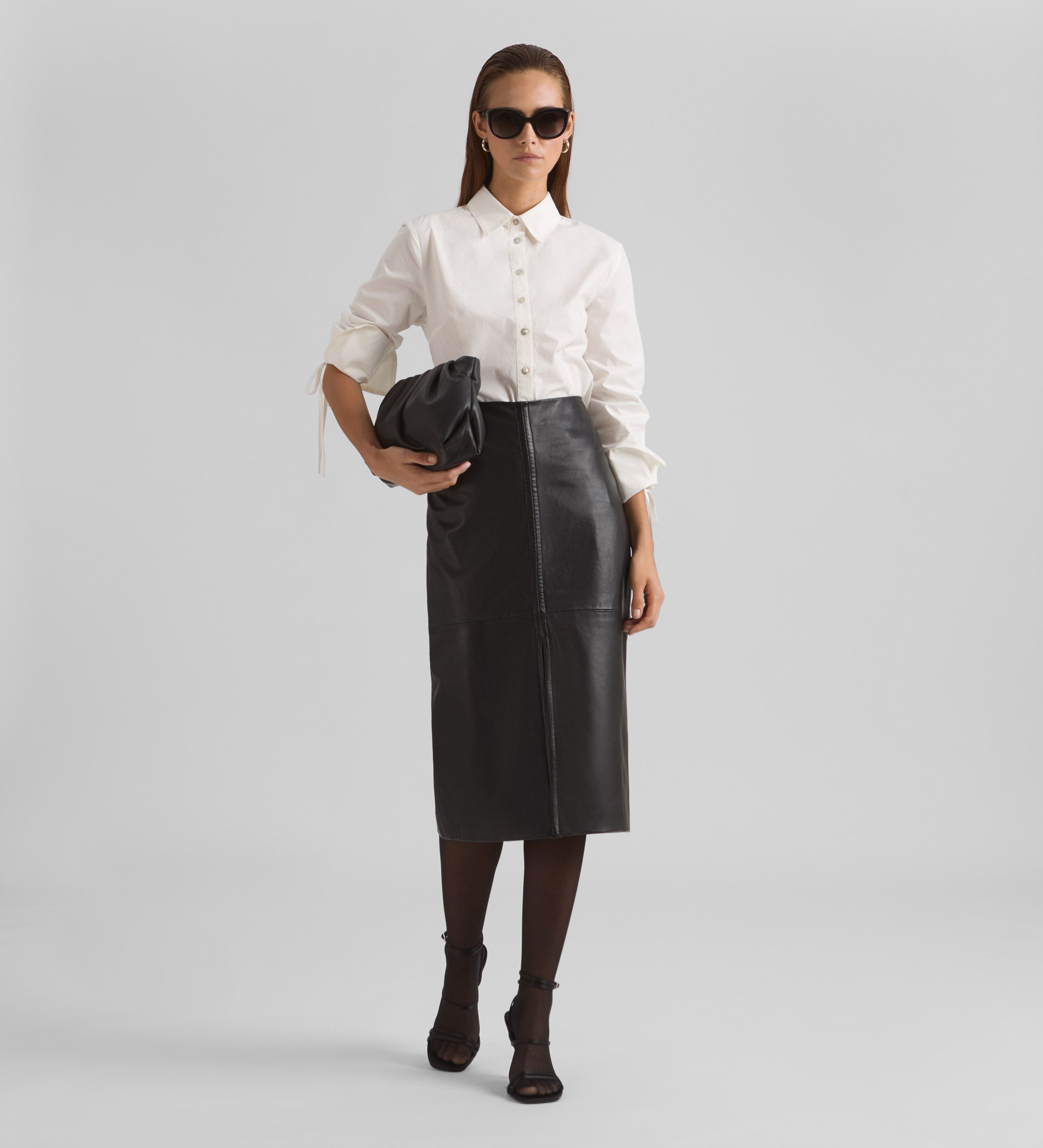 Midi napa skirt