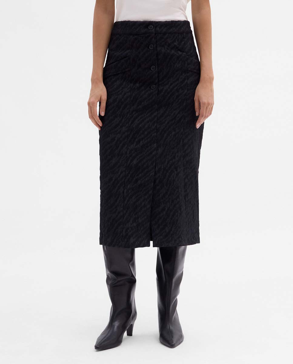 Falda tubo jacquard