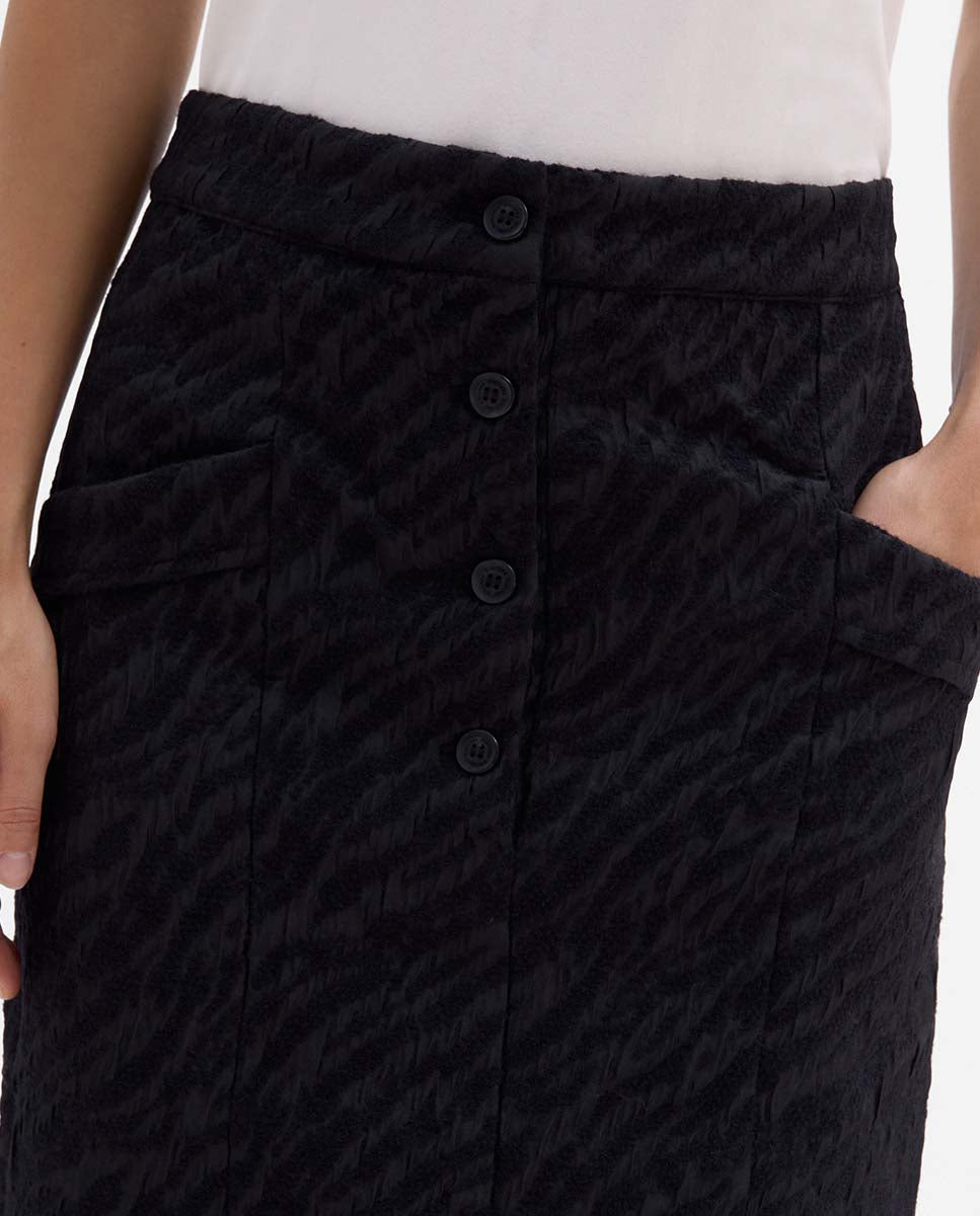 Falda tubo jacquard