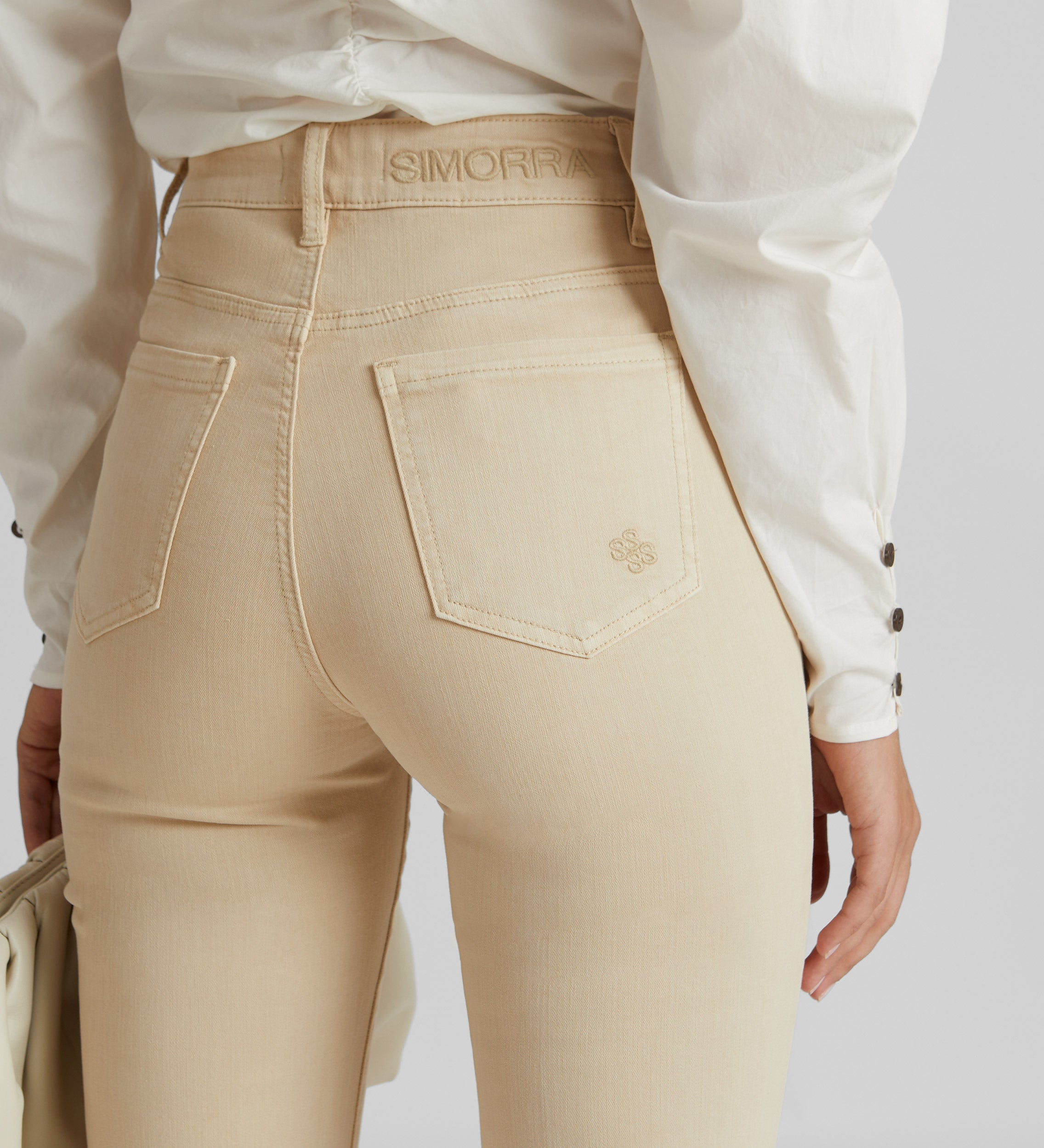 Center seam jeans