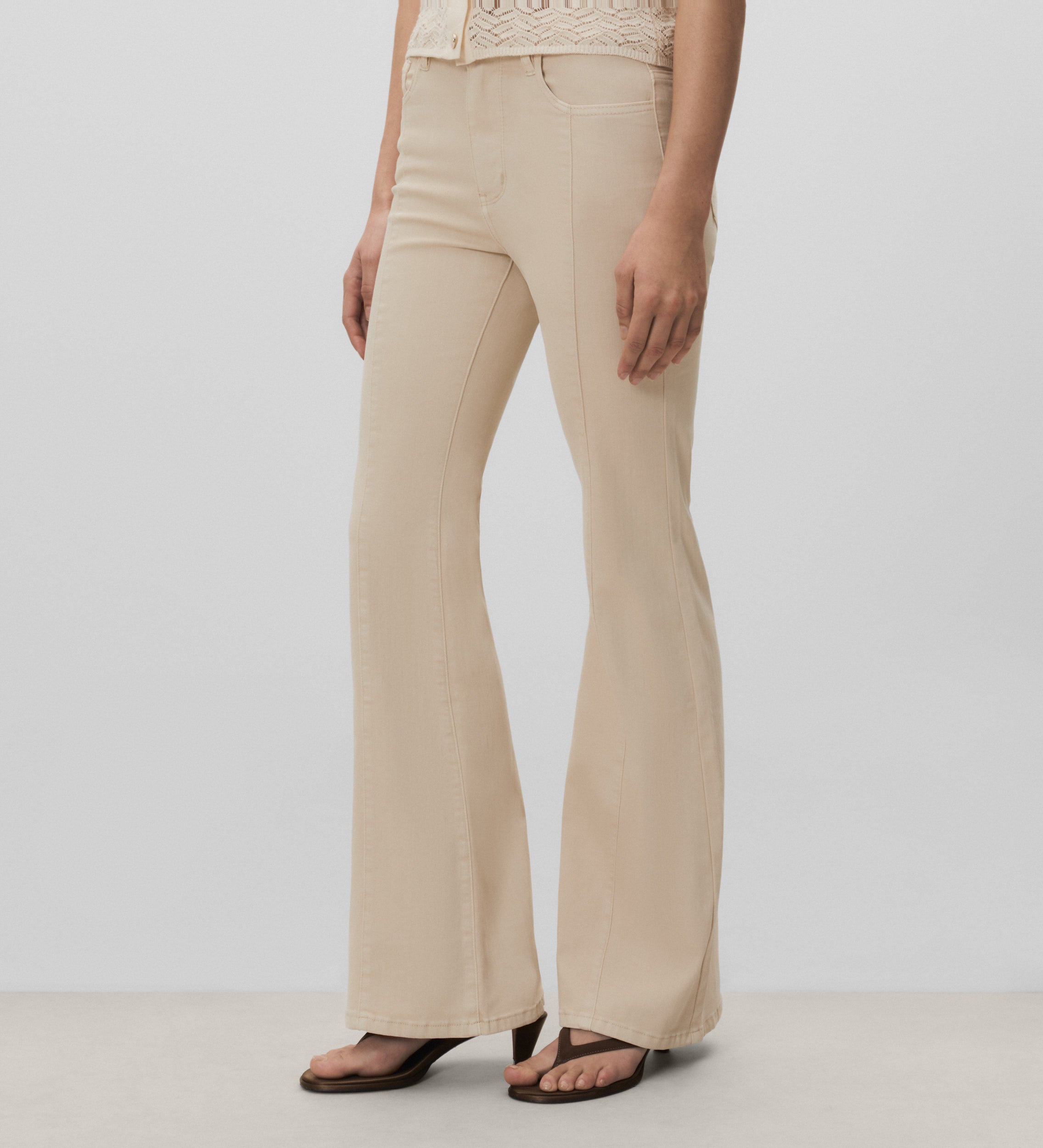 Center seam jeans