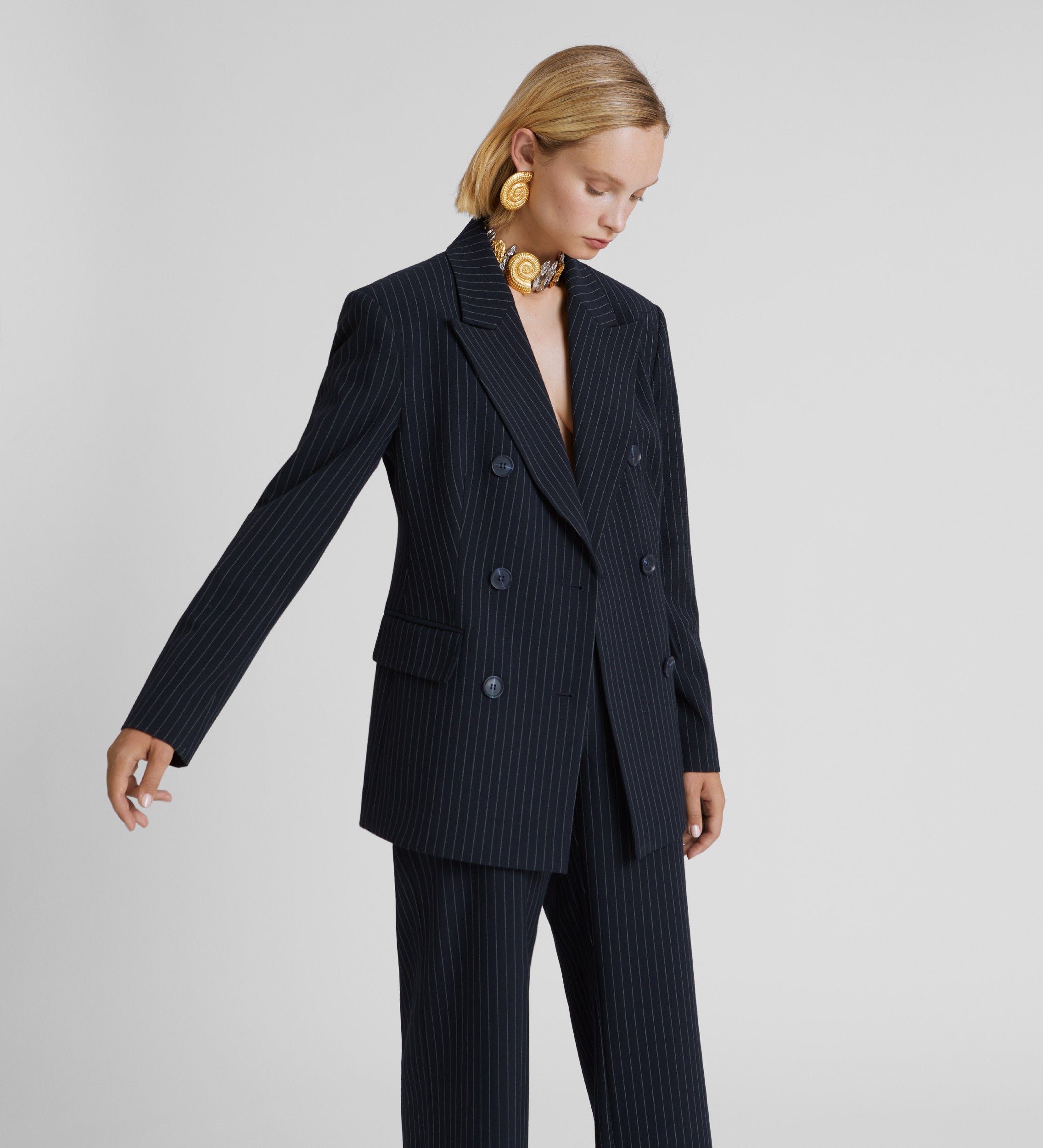 Pinstripe blazer