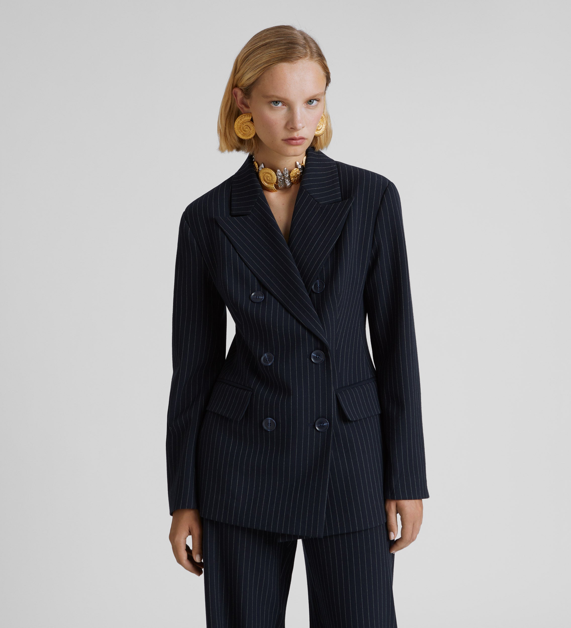 Pinstripe blazer