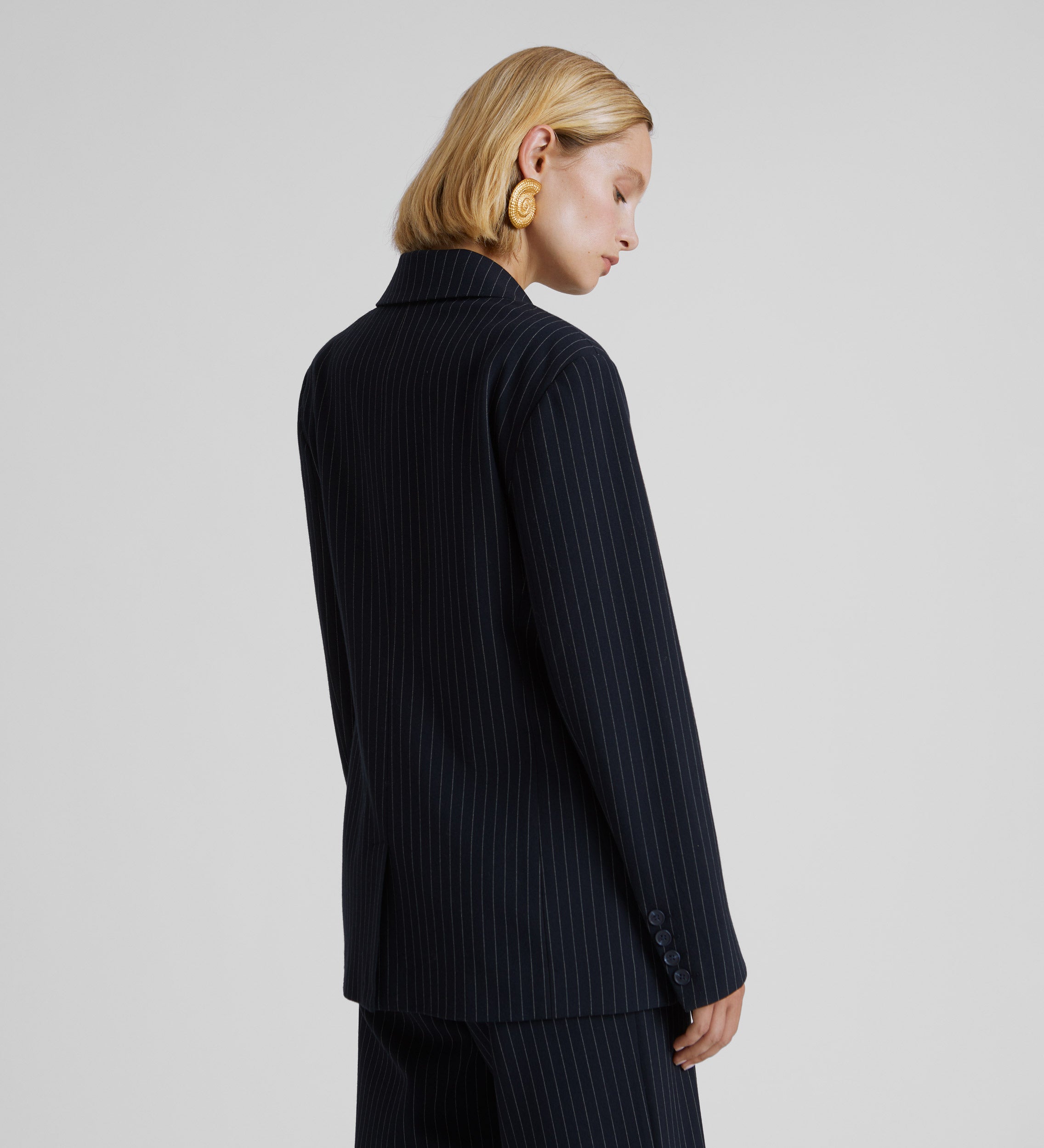 Pinstripe blazer