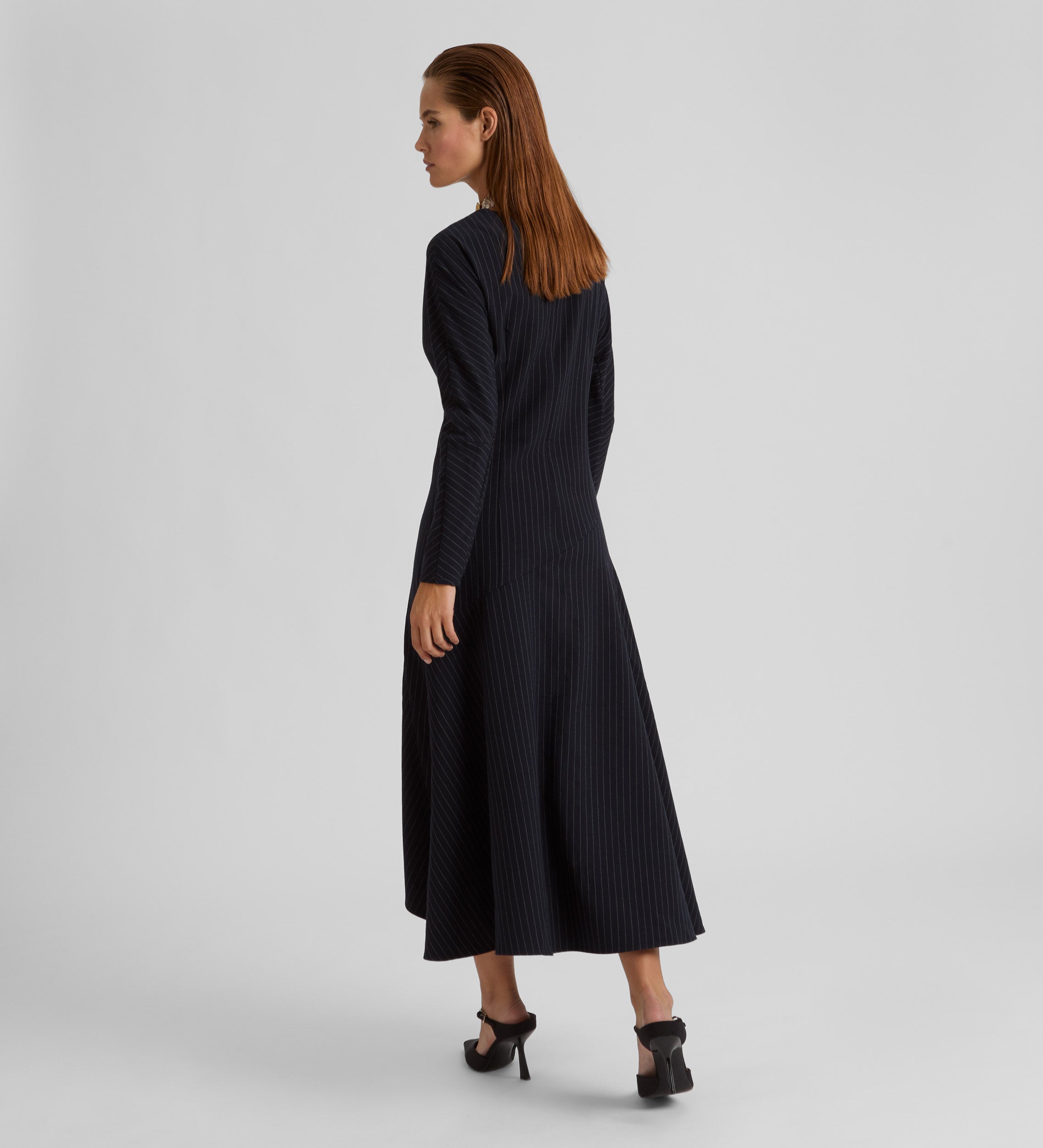 Asymmetrical midi dress