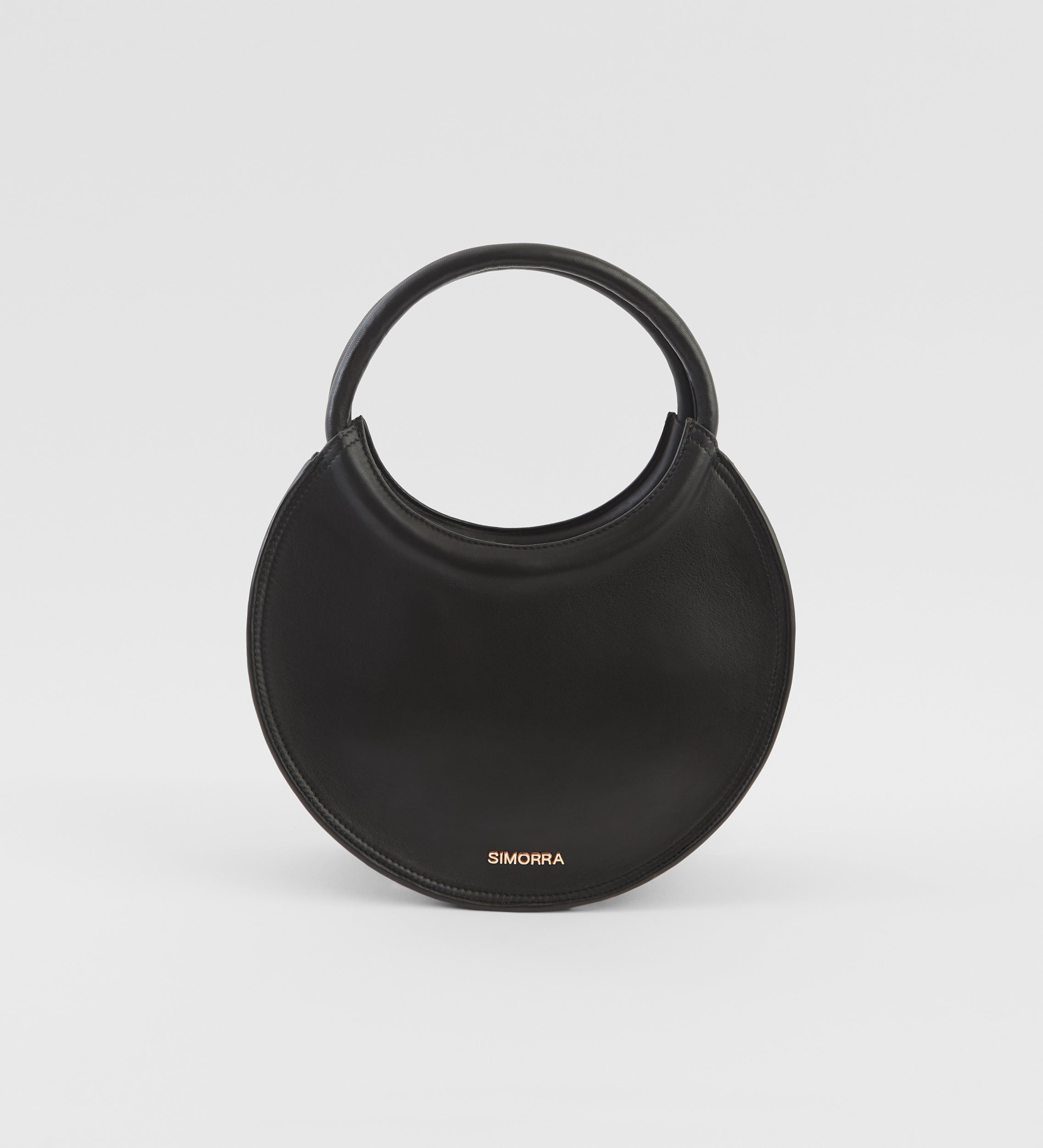 Bolso circular piel