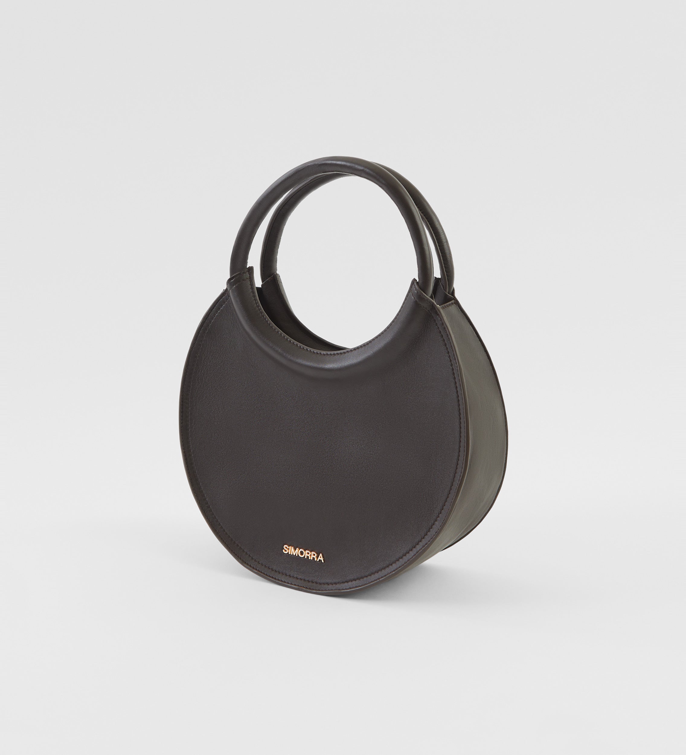 Sac circulaire en cuir