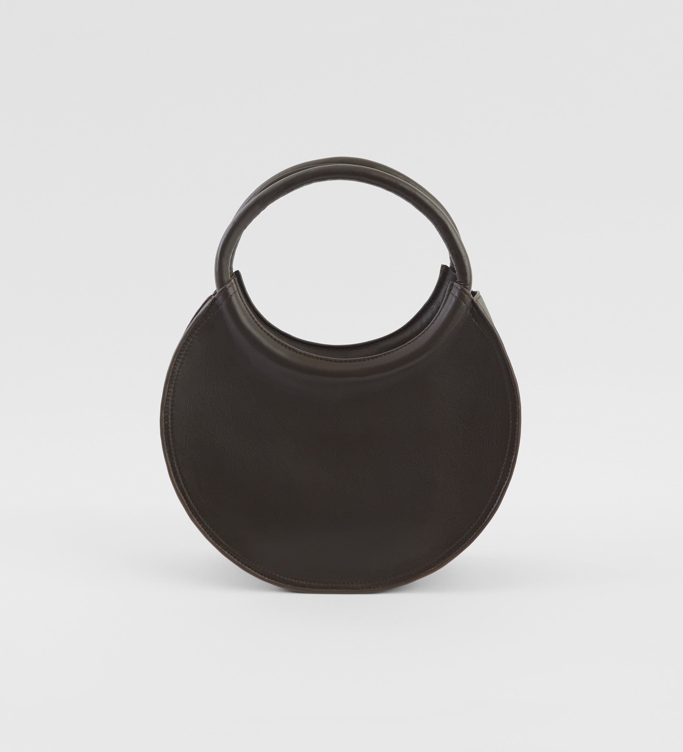 Bolso circular piel