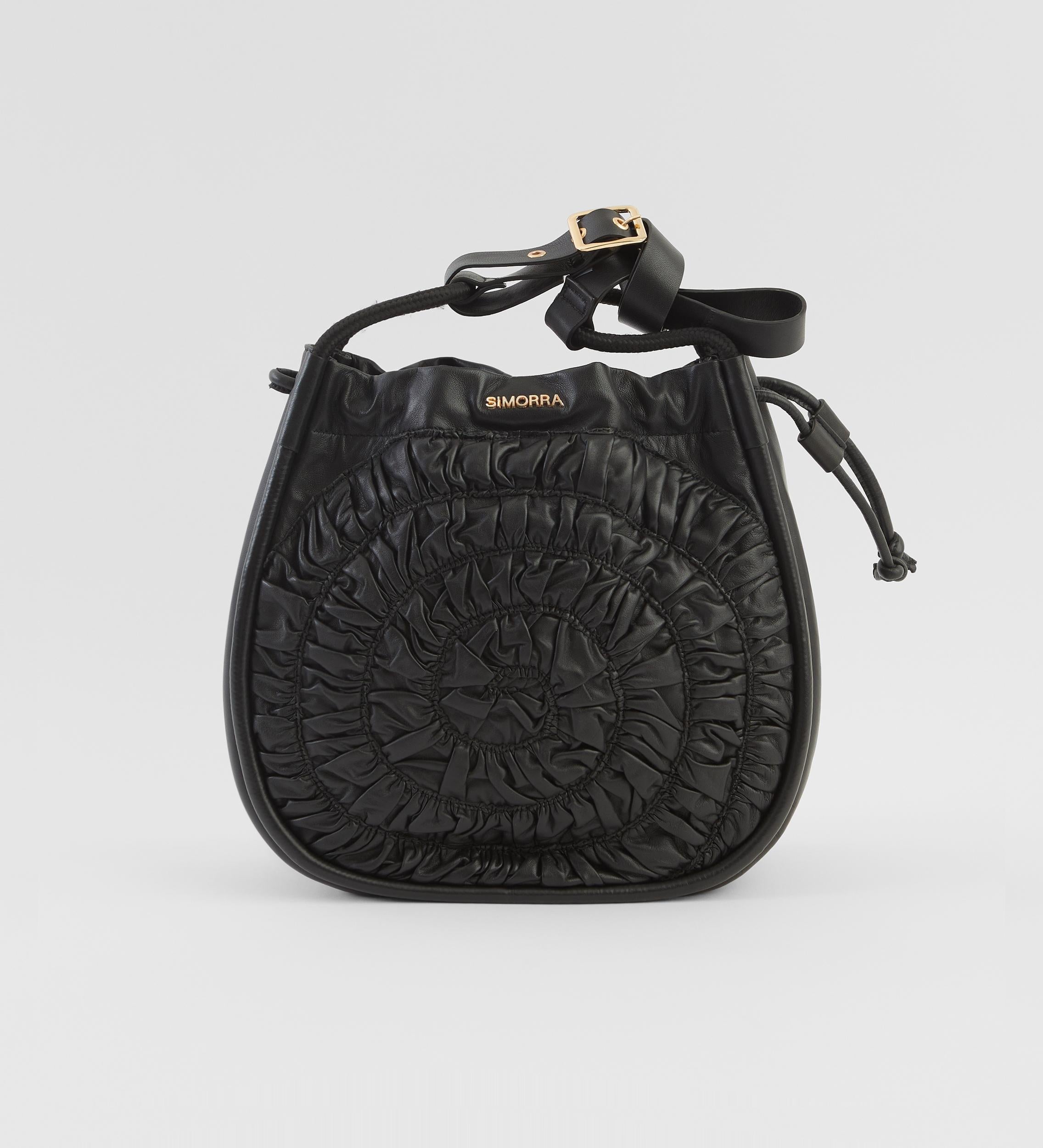 Ammonite leather bag