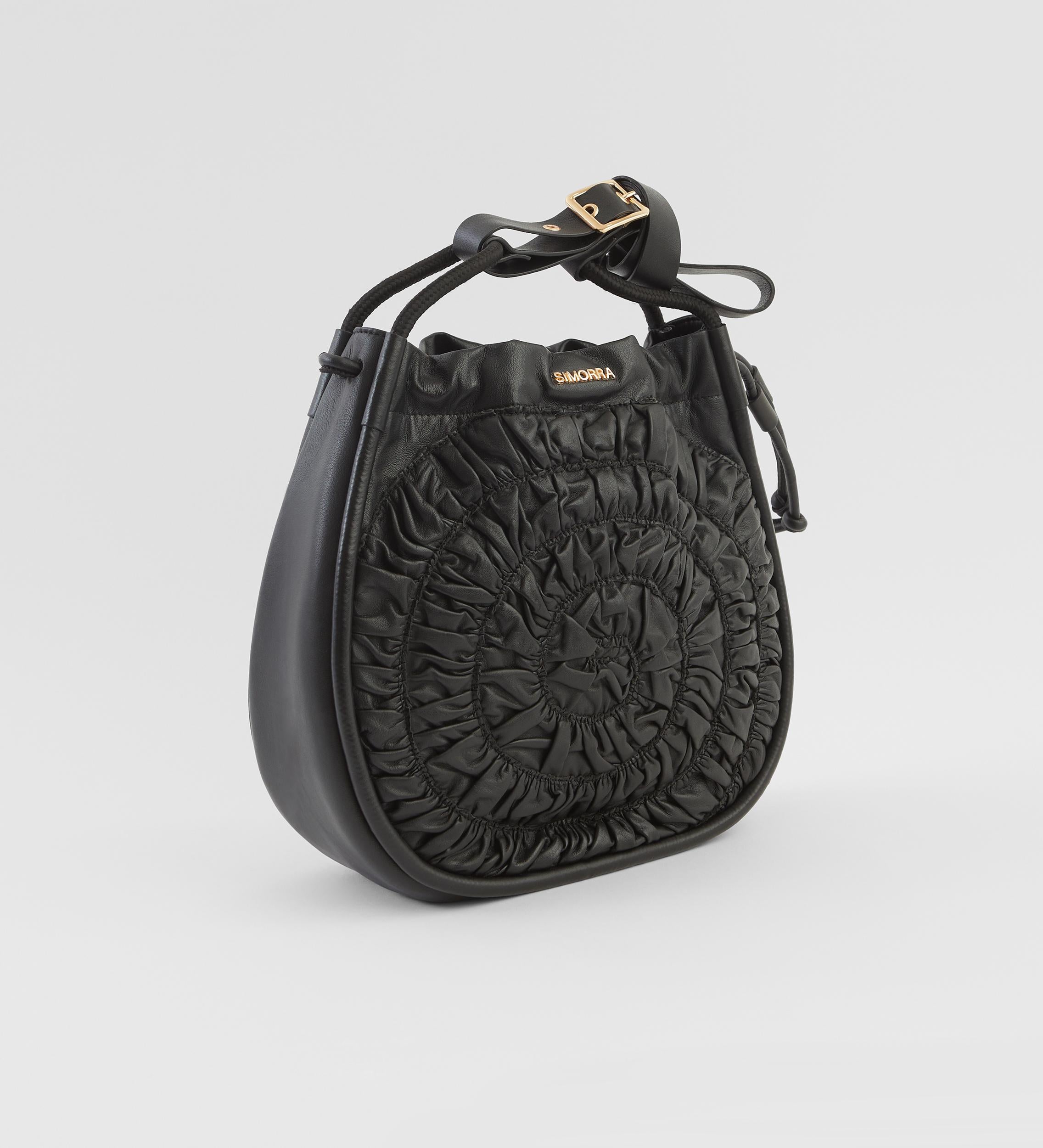 Ammonite leather bag