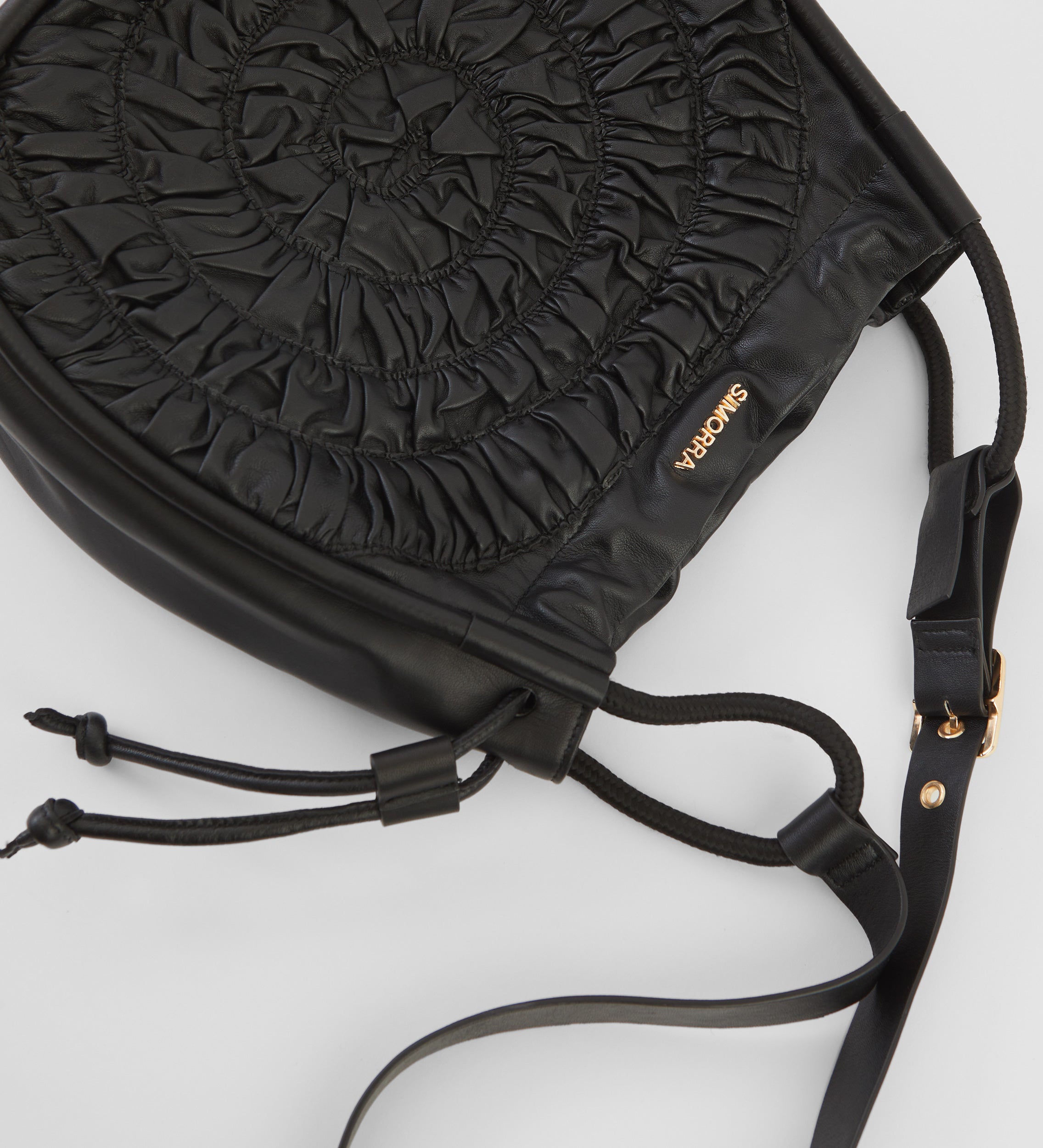 Ammonite leather bag